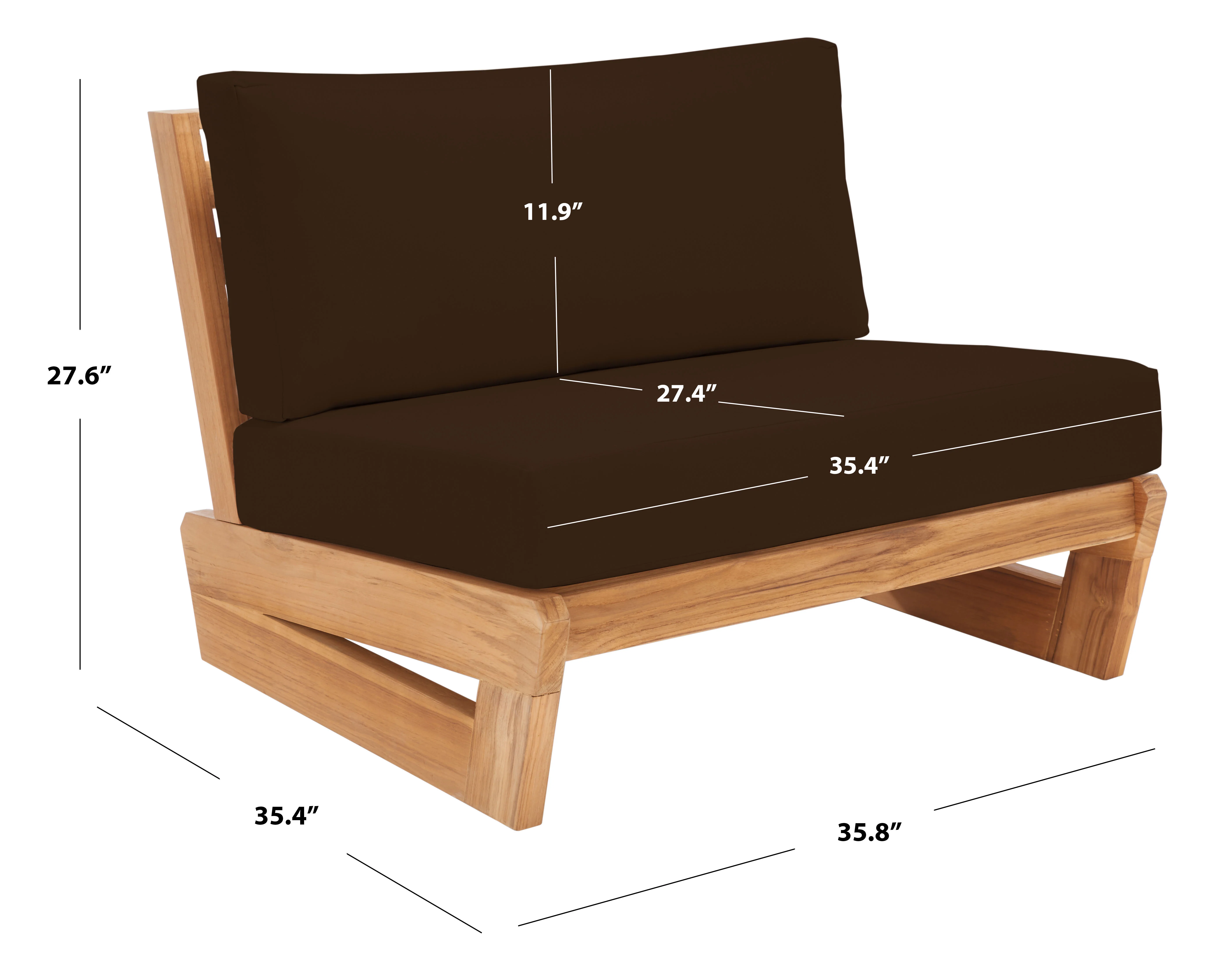Julianne Brazilian Teak Patio Chair - Image 26