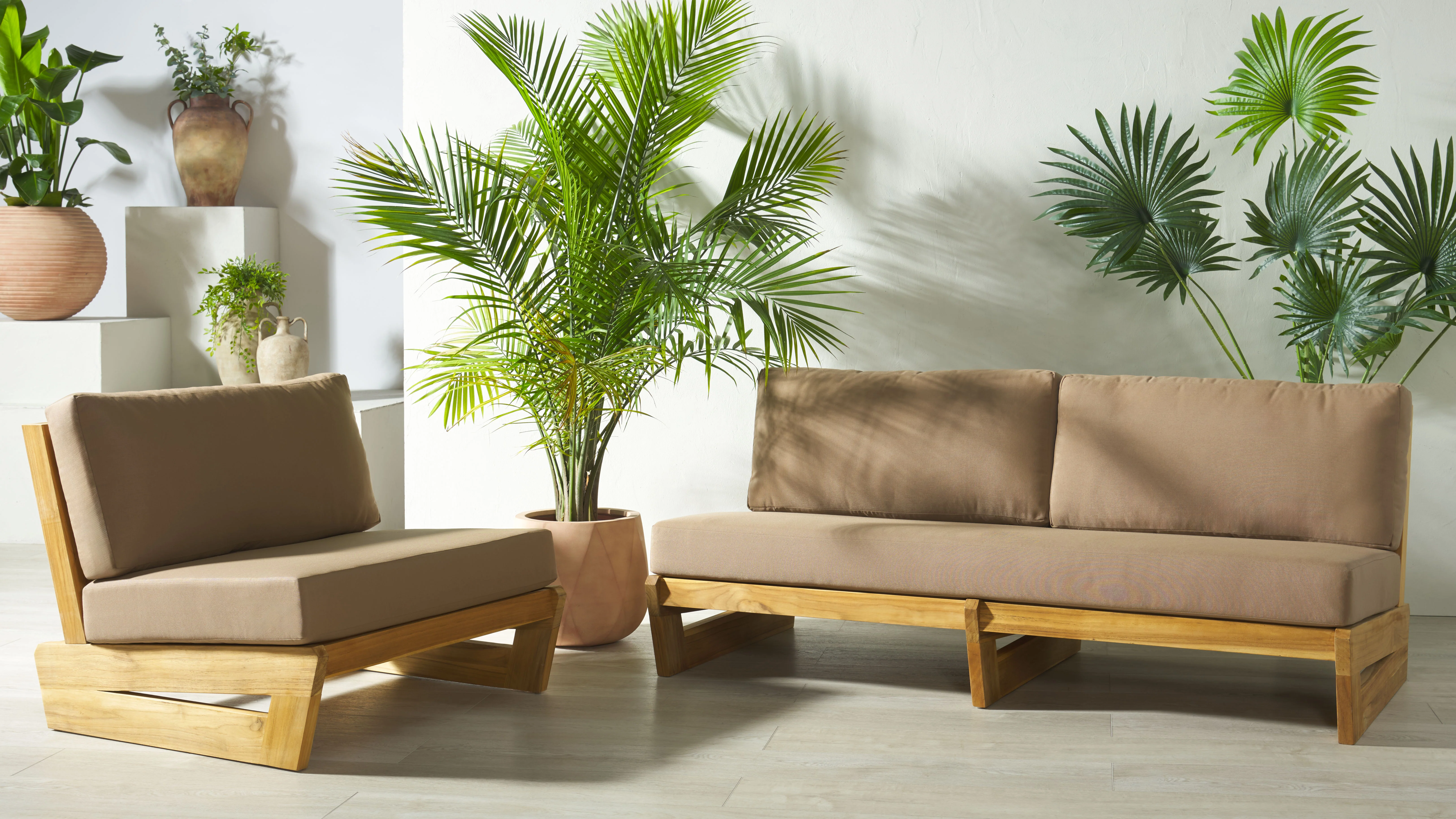 Julianne Brazilian Teak Patio Sofa - Image 18
