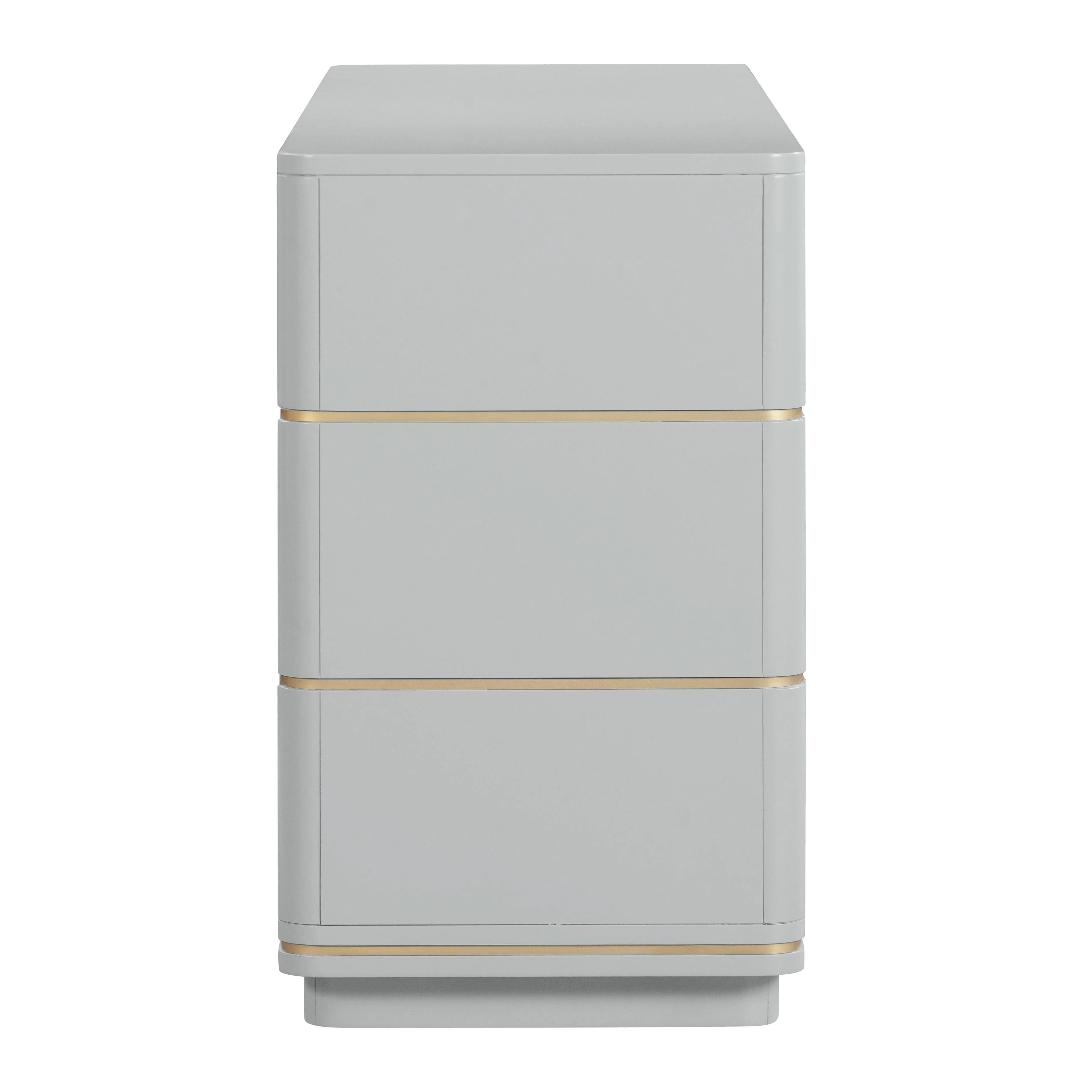 Julieta Grey 6 Drawer Dresser - Image 4
