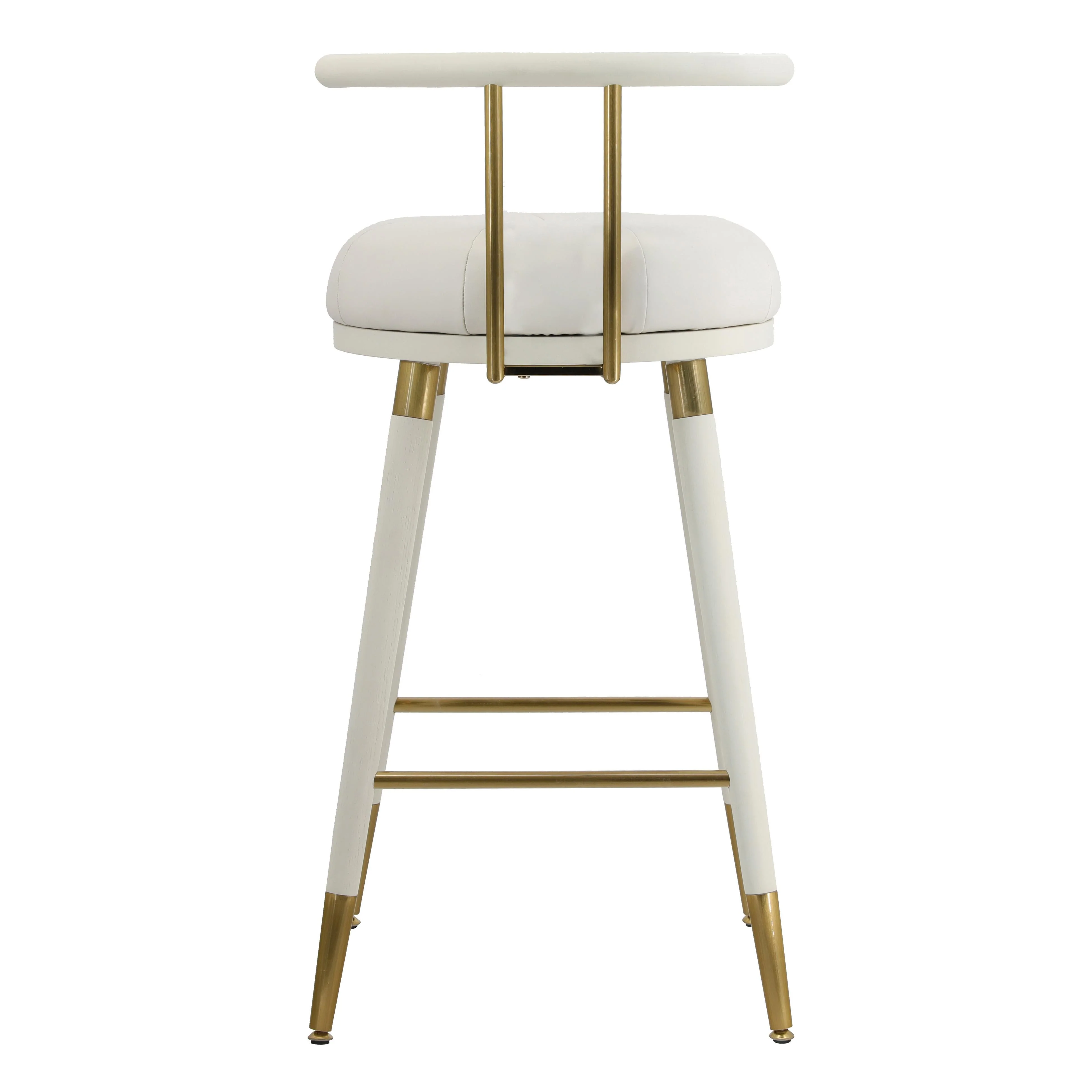 Juniper White Vegan Leather Counter Stool - Image 5