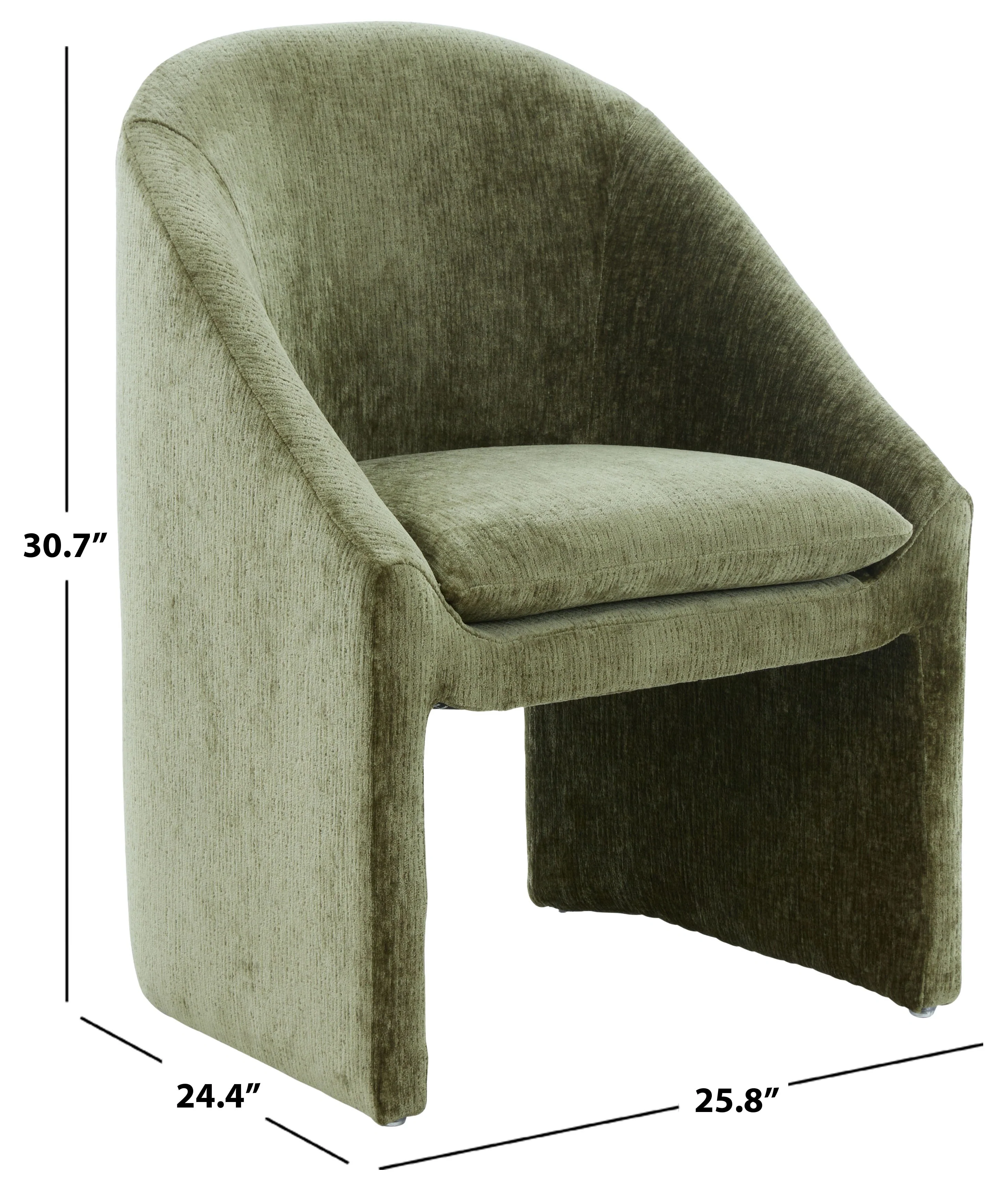 Kagan Chenille Dining Chair - Image 12