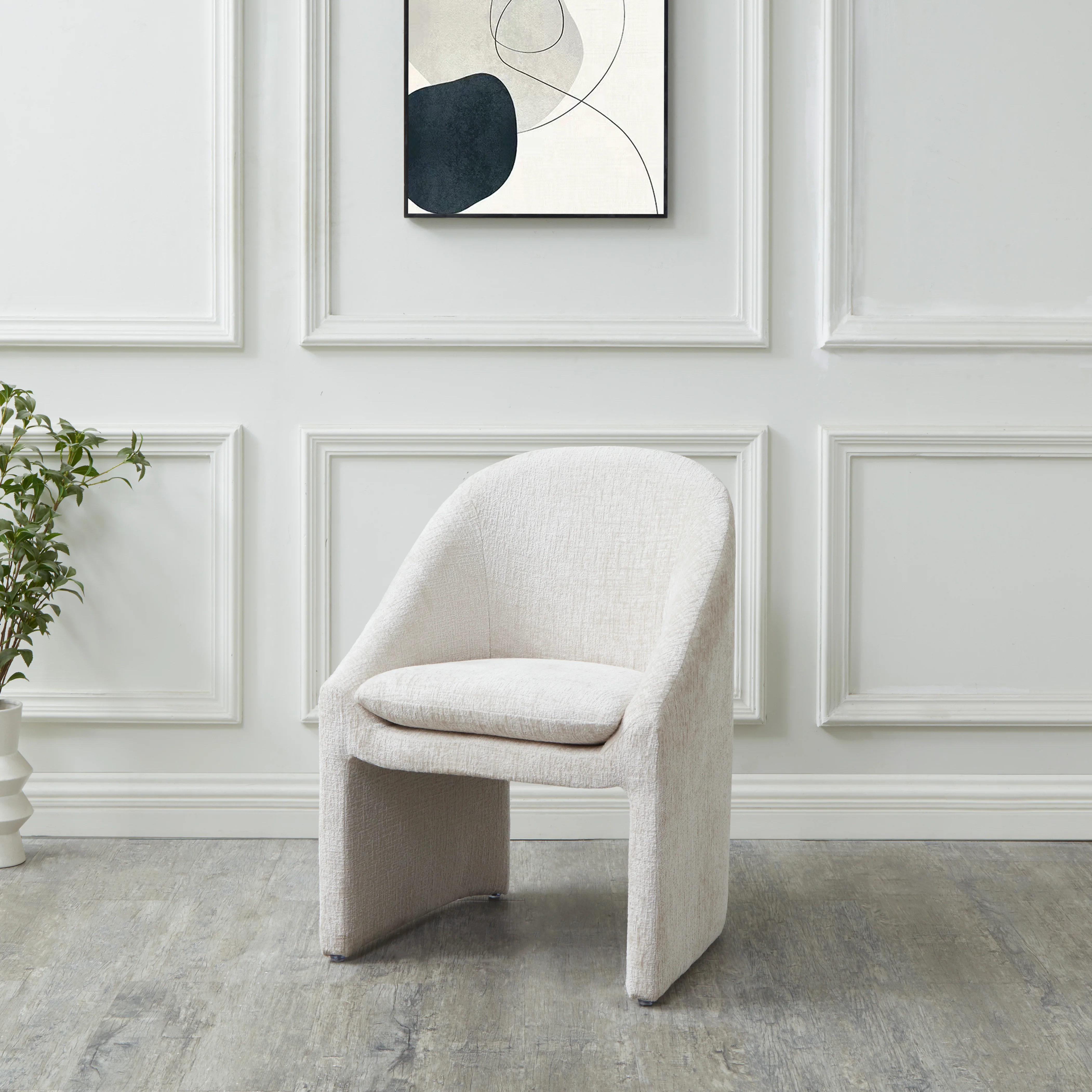 Kagan Chenille Dining Chair - Image 2