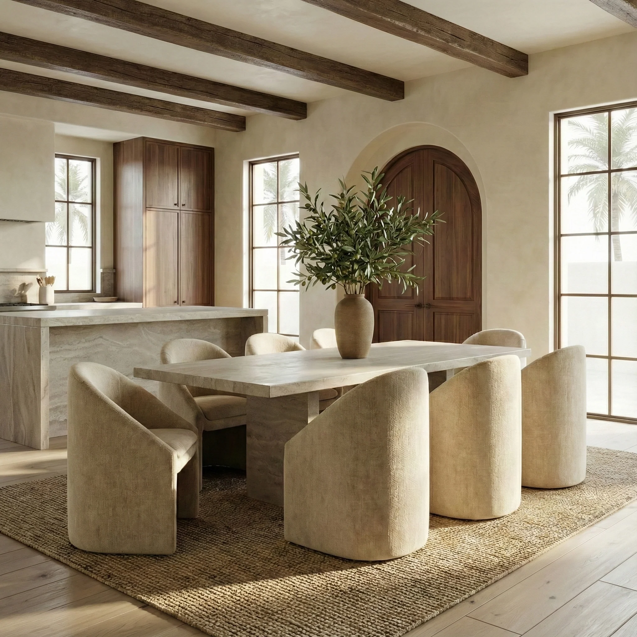 Kagan Chenille Dining Chair - Image 20