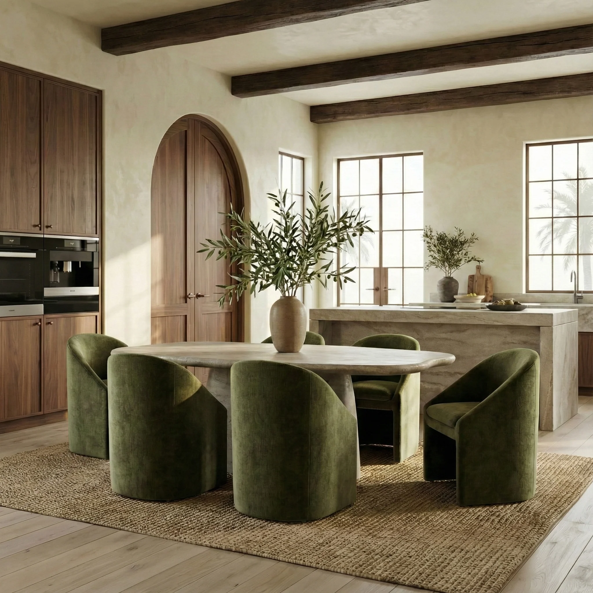 Kagan Chenille Dining Chair - Image 8