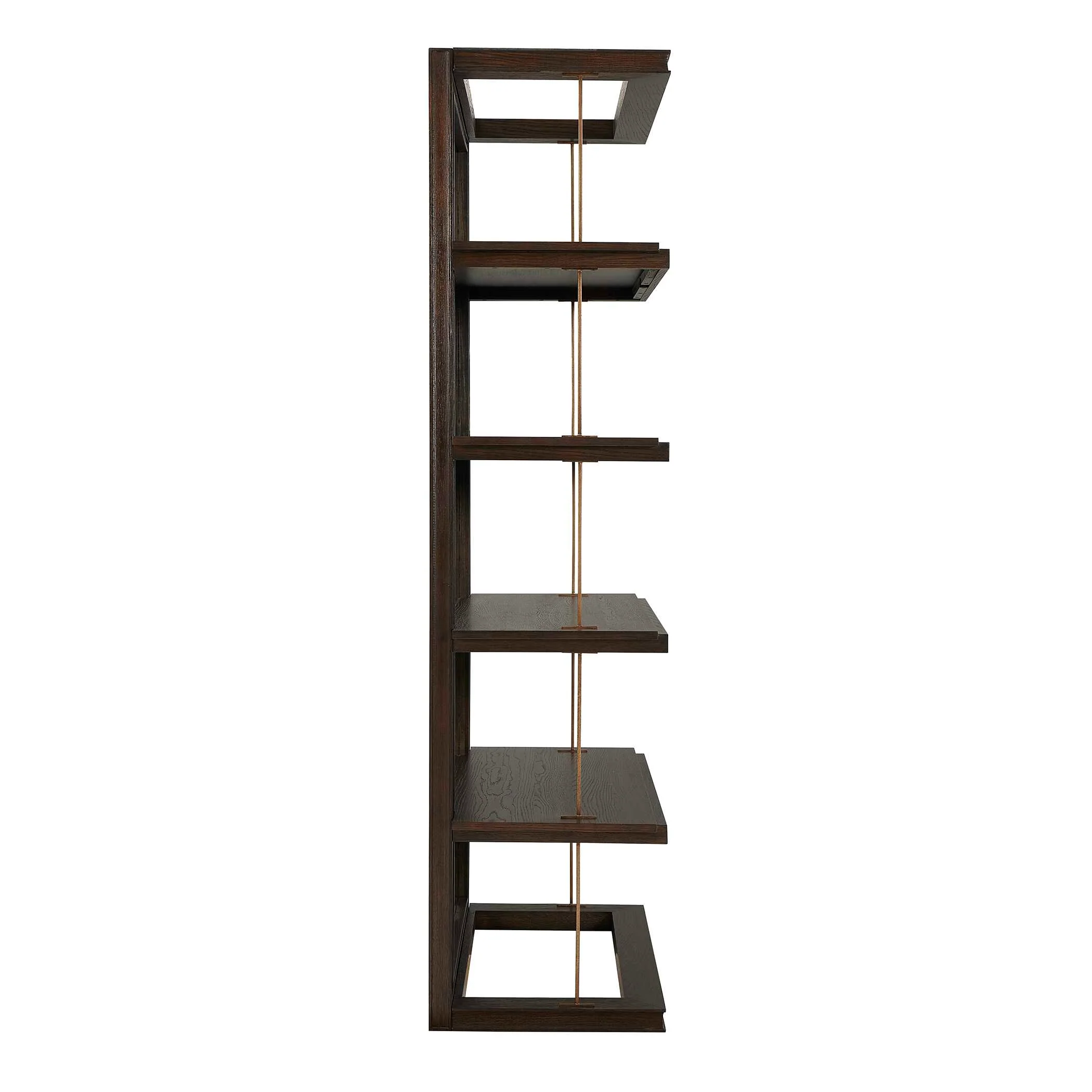 Kai Dark Walnut Etagere - Image 4