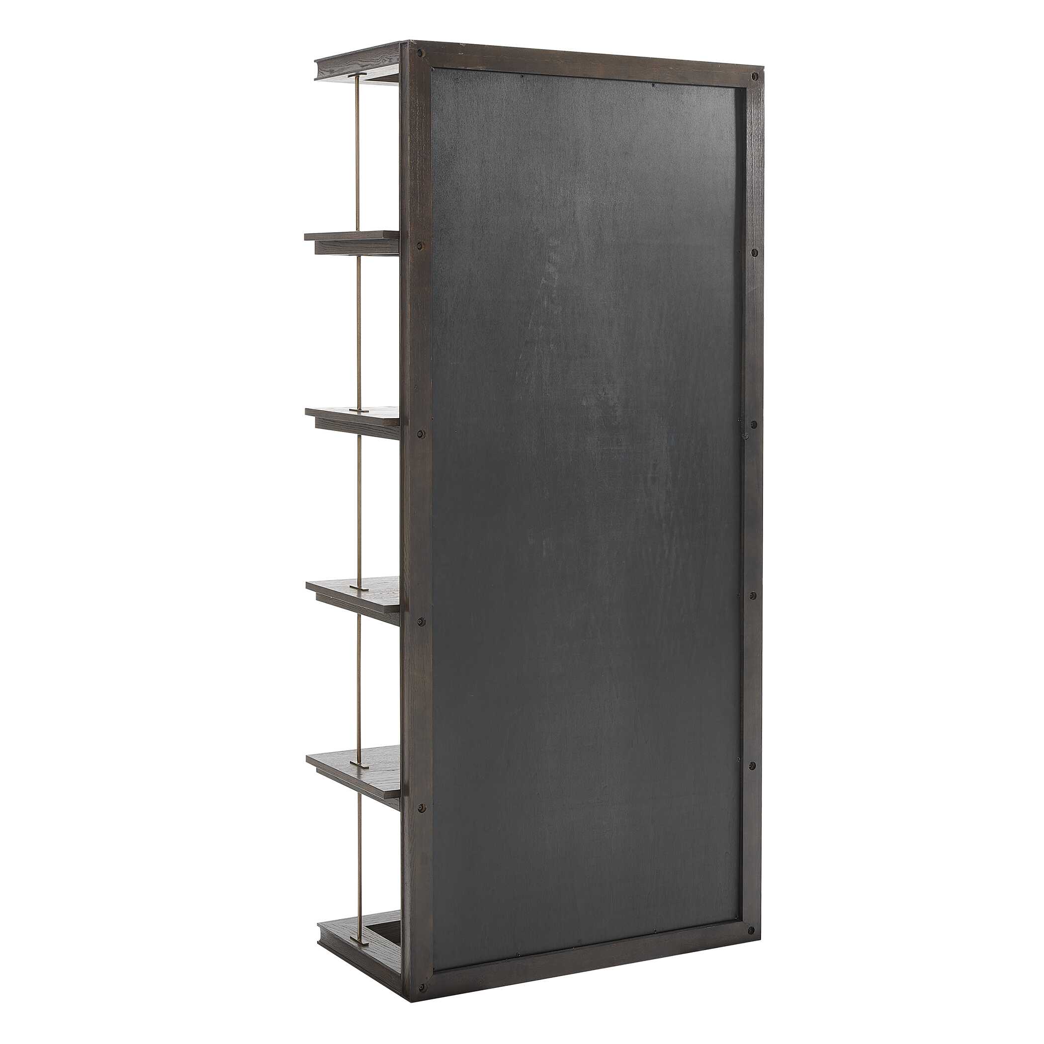 Kai Dark Walnut Etagere - Image 5