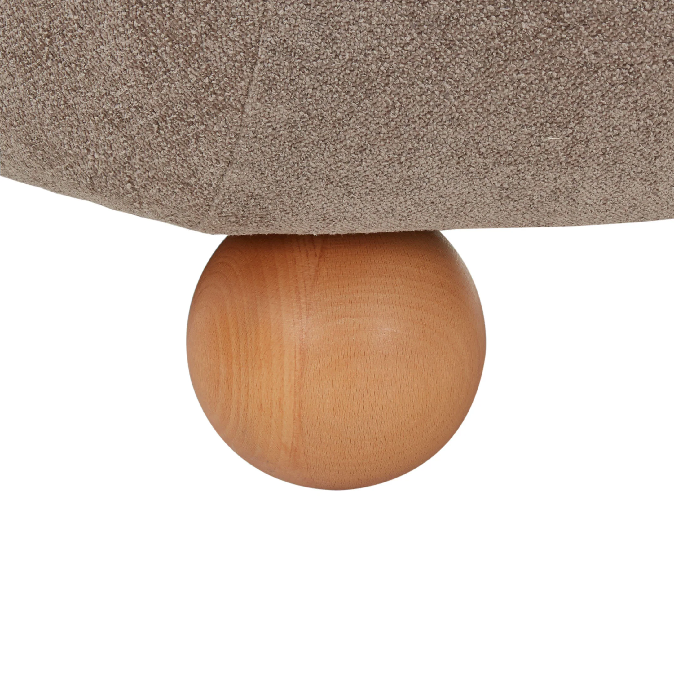 Kalia Boucle Bun Foot Accent Chair - Image 5