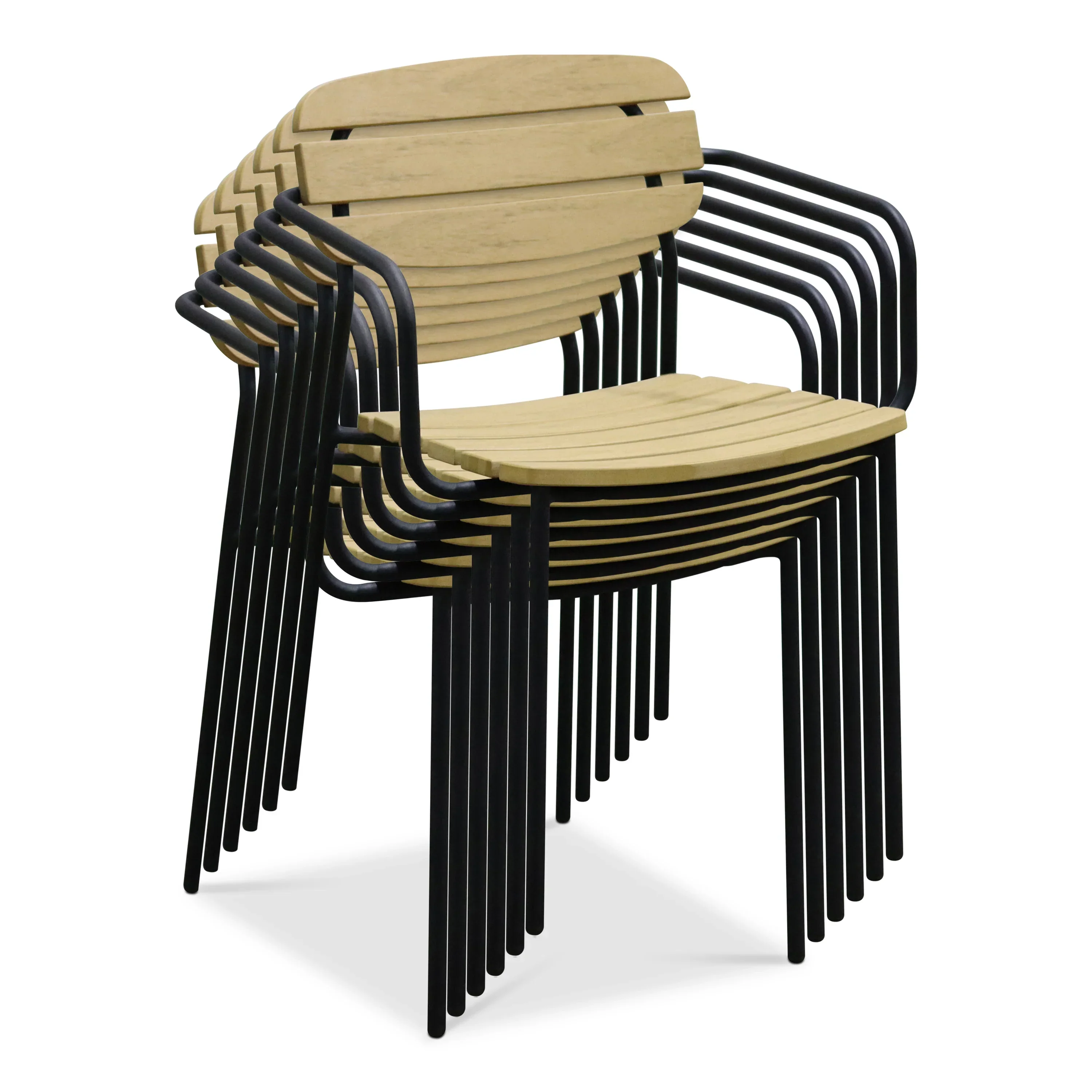 Kalmar Stackable Outdoor Armchair - Set of 2 - Image 11