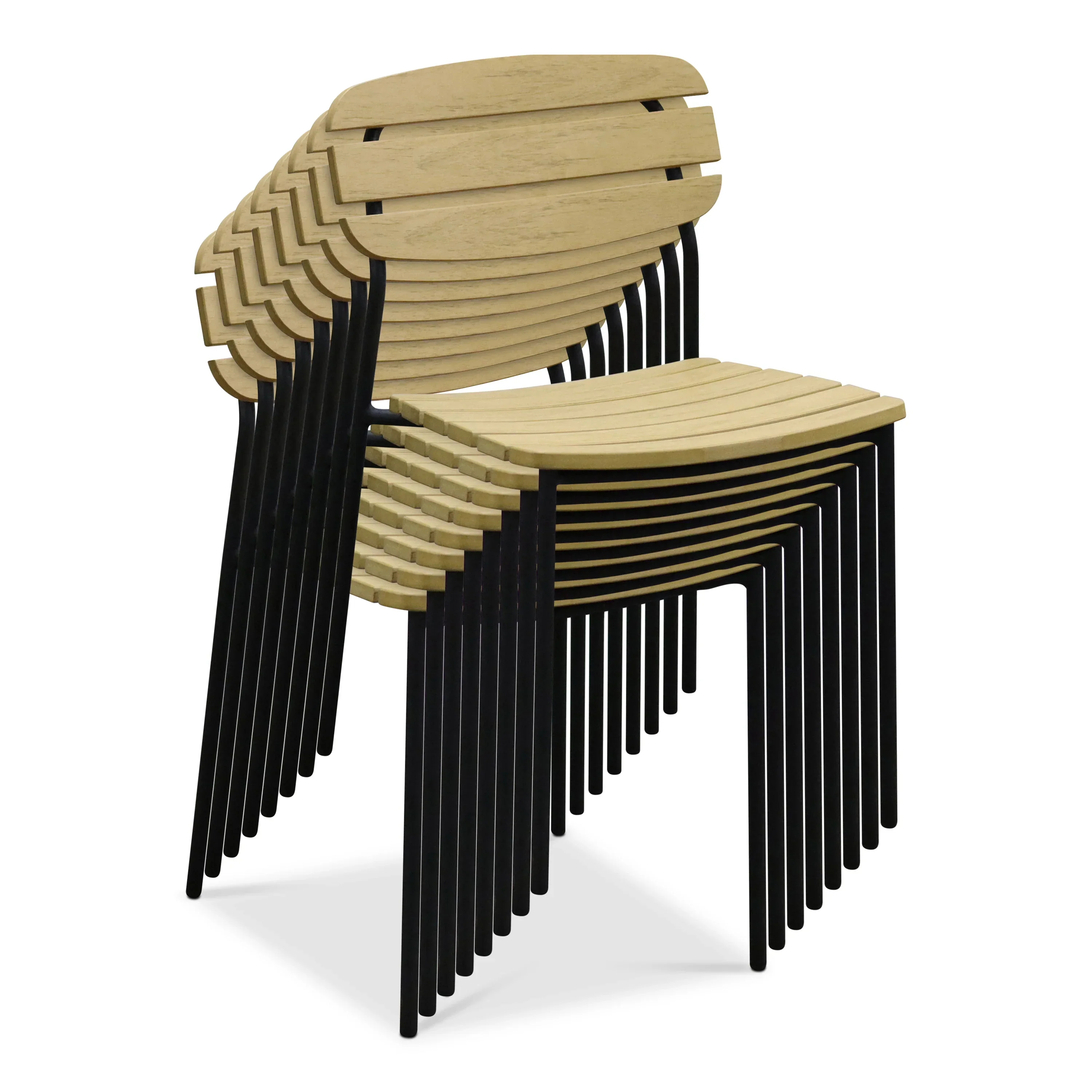 Kalmar Stackable Outdoor Side Chair - Set of 2 - Image 10