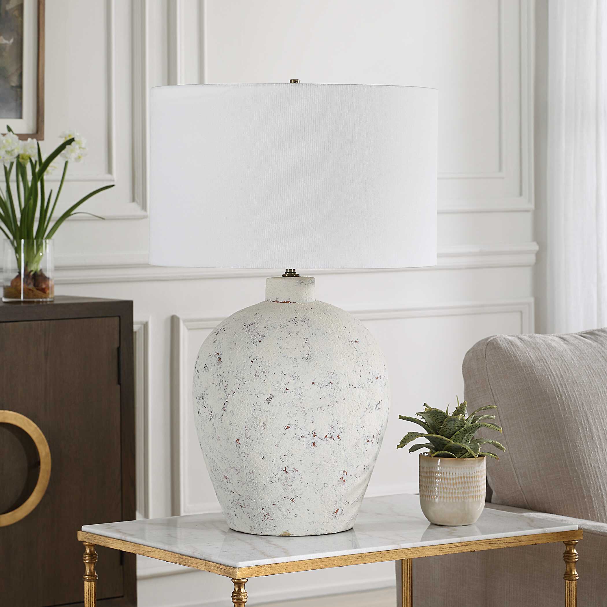 Karena Ivory Table Lamp - Image 3