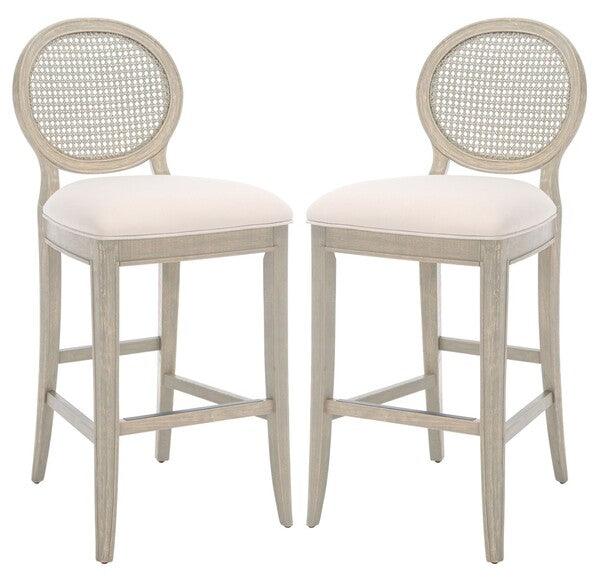 Karlee Rattan Back Barstool - Image 10