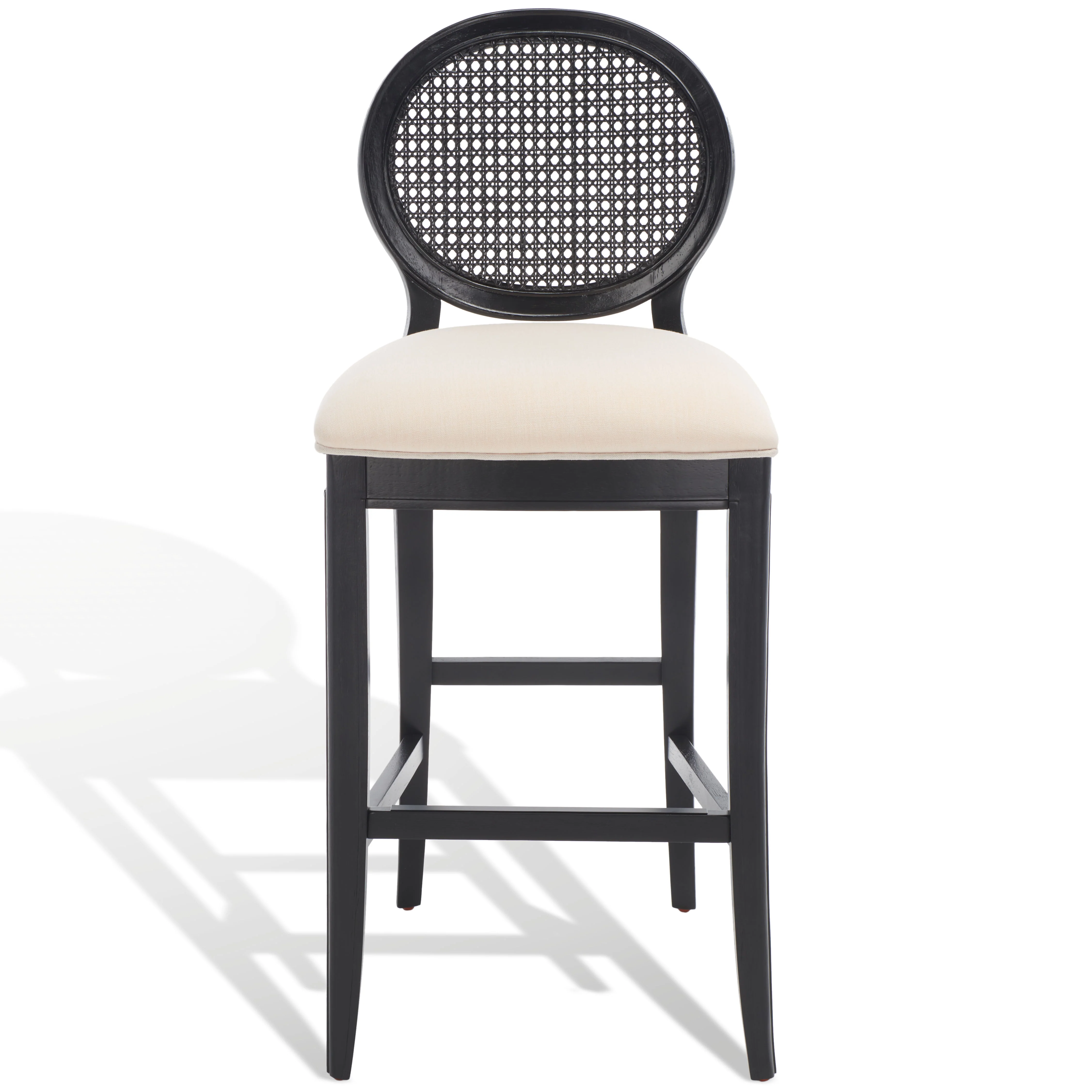 Karlee Rattan Back Barstool - Image 11