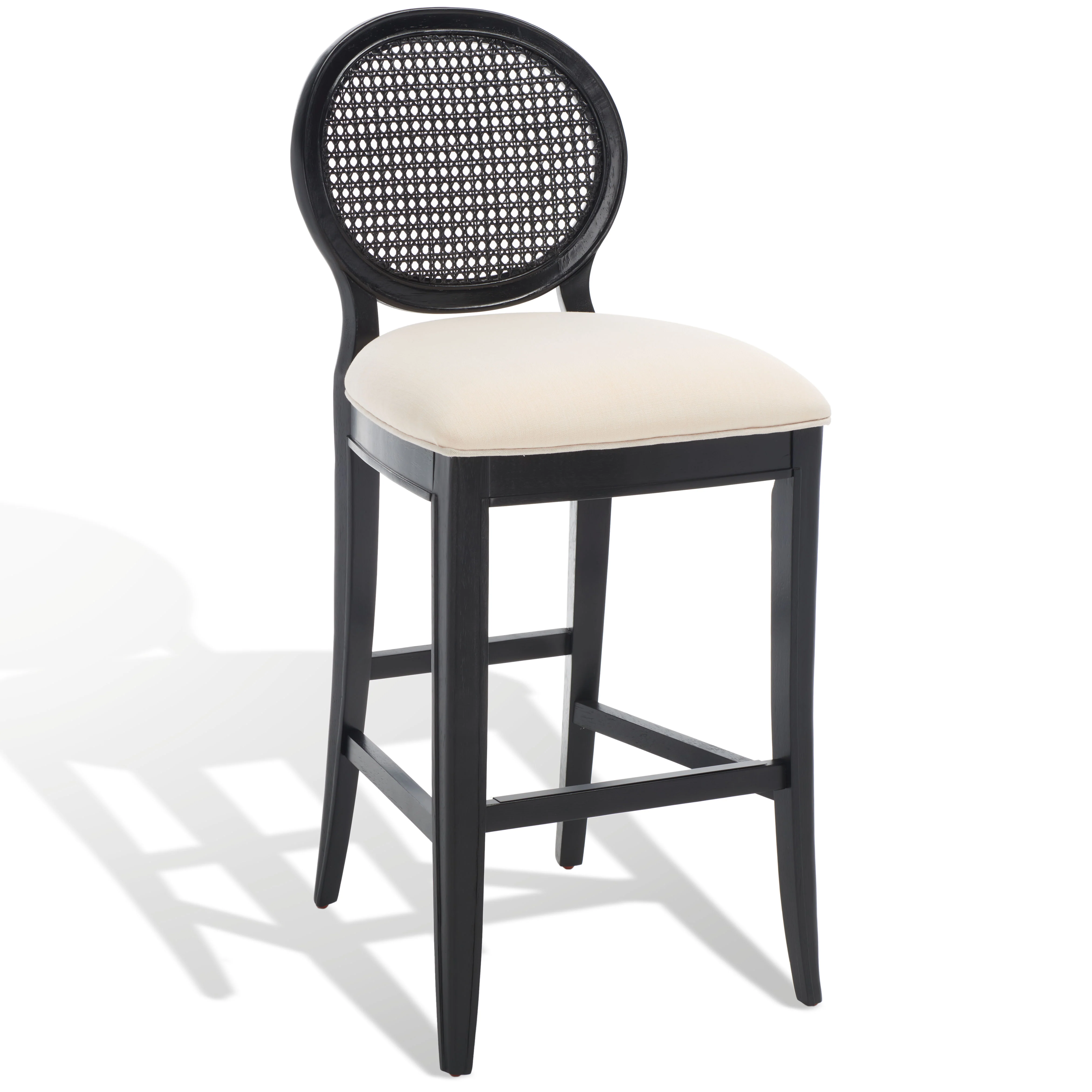 Karlee Rattan Back Barstool - Image 13