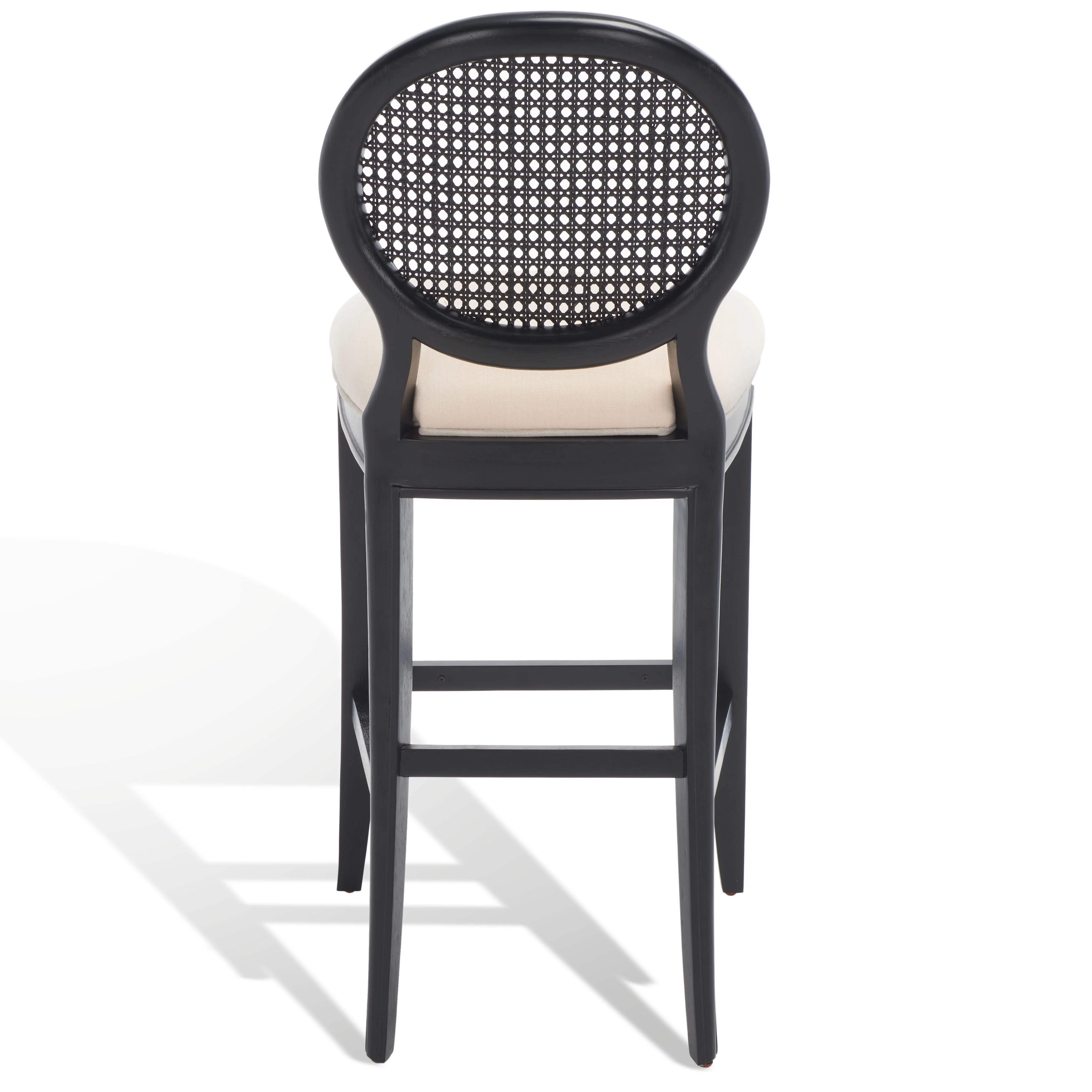 Karlee Rattan Back Barstool - Image 14