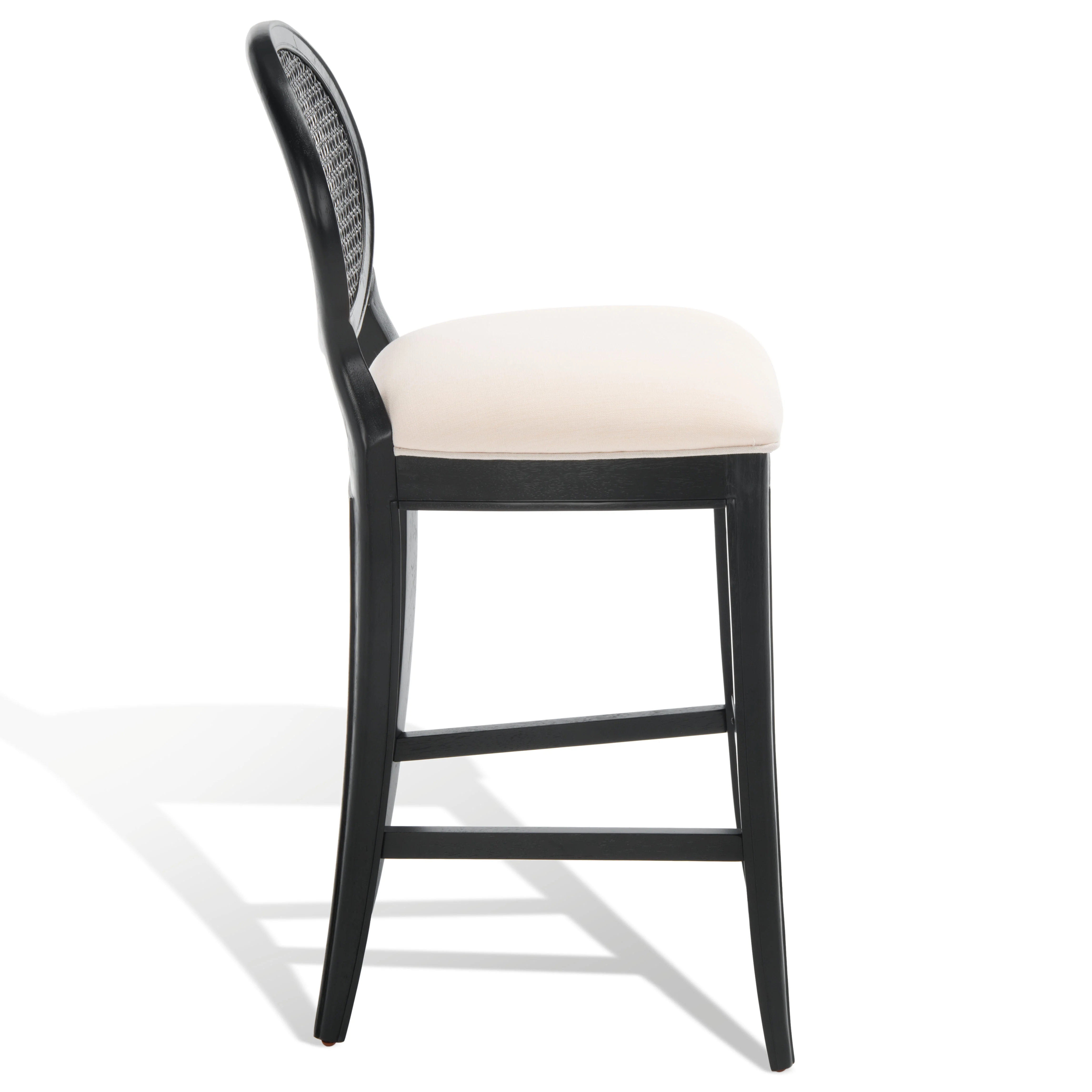 Karlee Rattan Back Barstool - Image 18