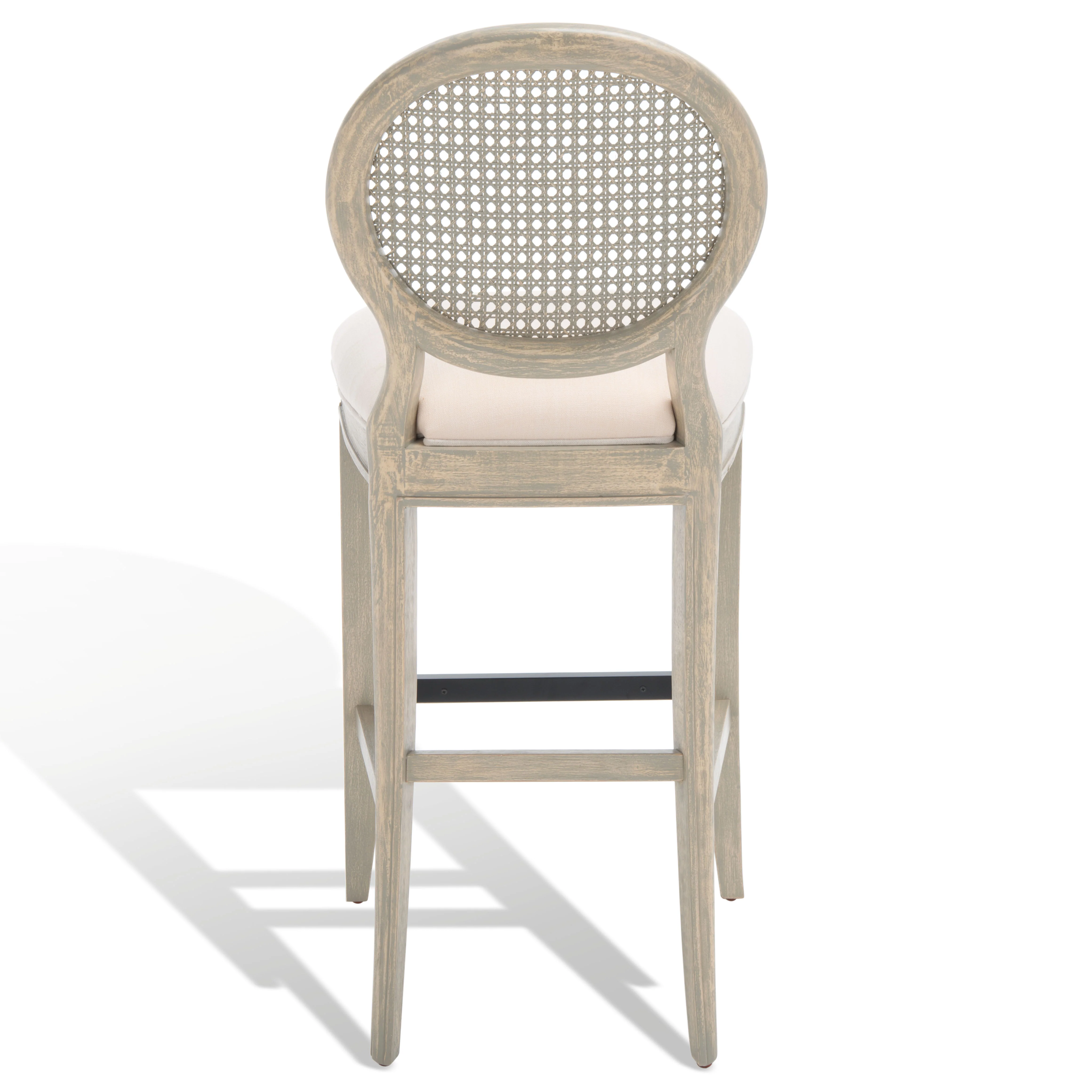 Karlee Rattan Back Barstool - Image 5