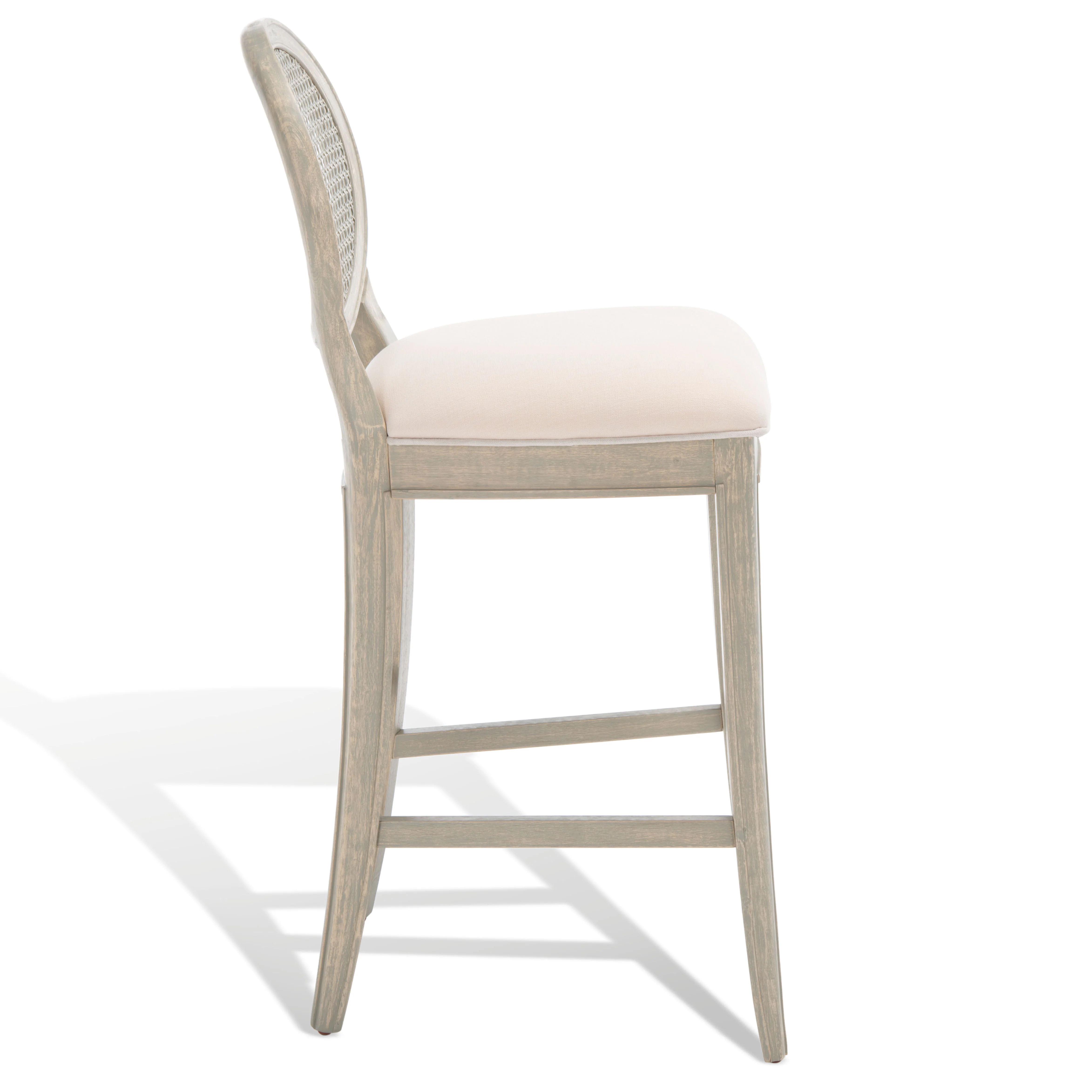 Karlee Rattan Back Barstool - Image 9