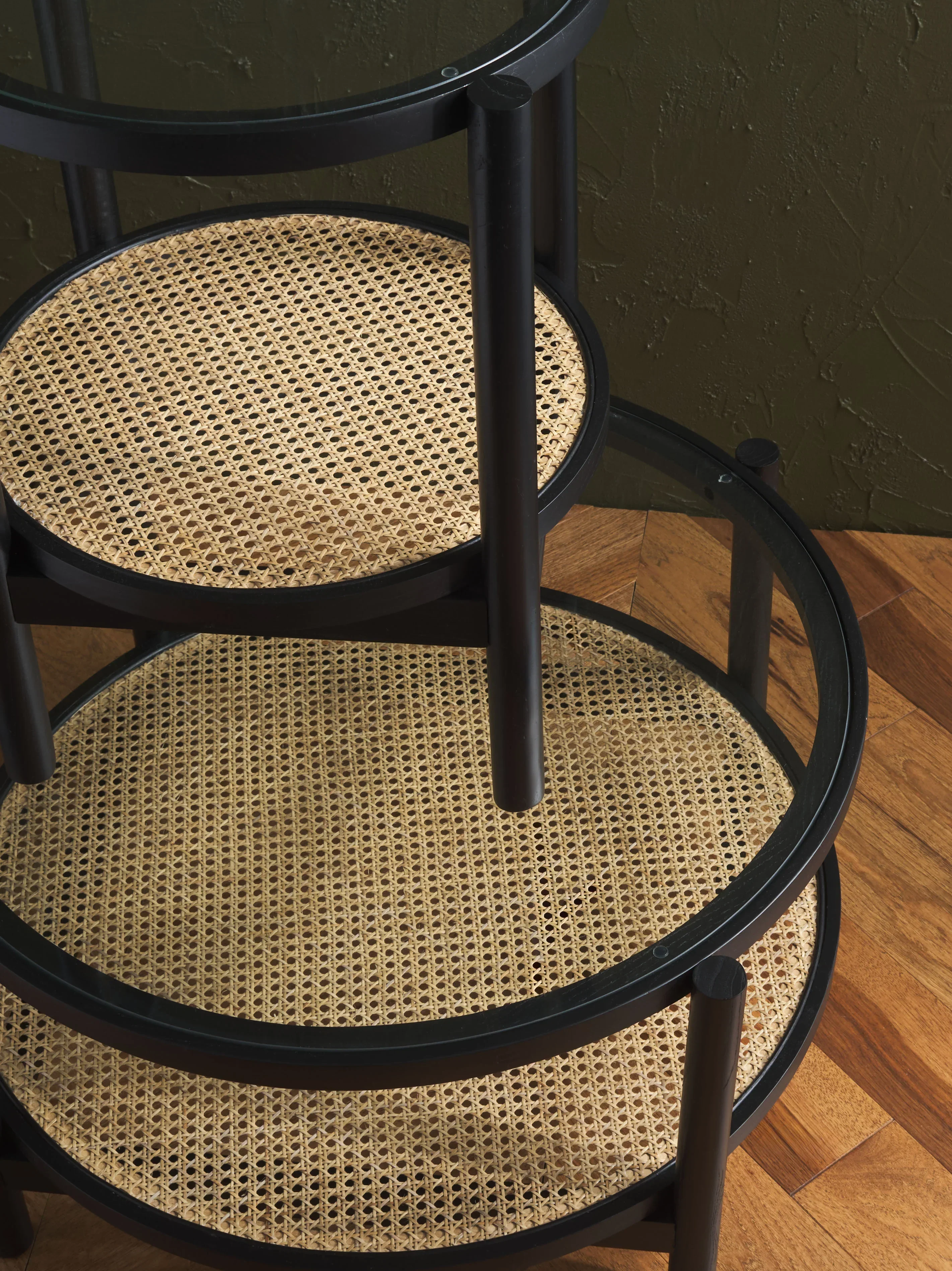Karyna Rattan And Glass Accent Table - Image 20