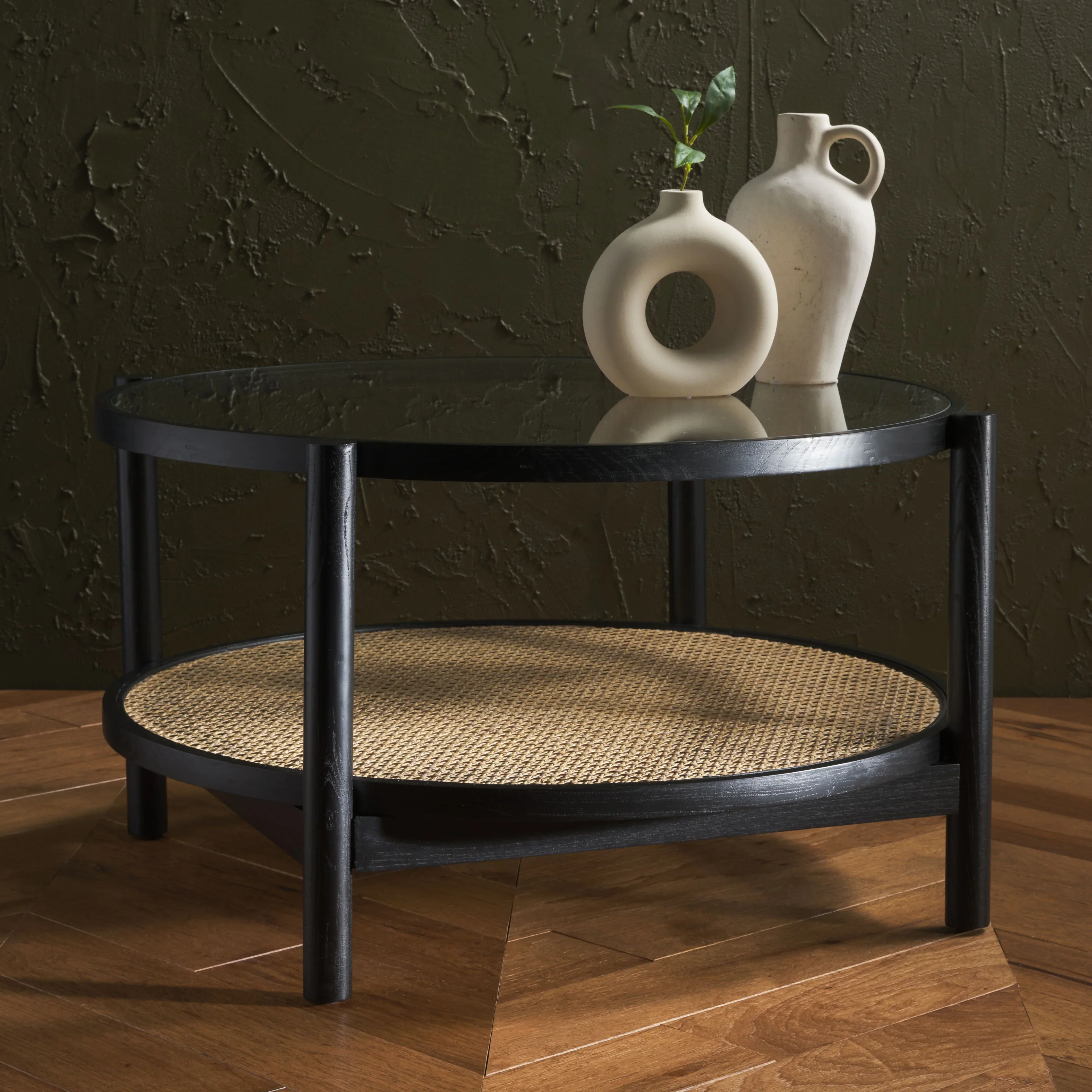 Karyna Rattan And Glass Coffee Table - Image 10
