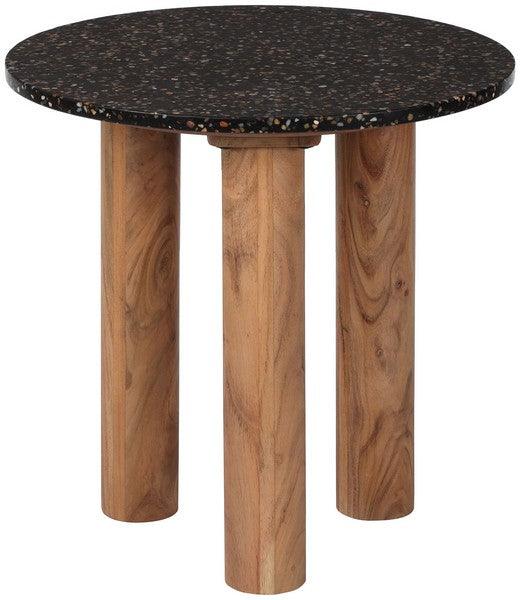 Kathalina Round Terrazzo Top Accent Table