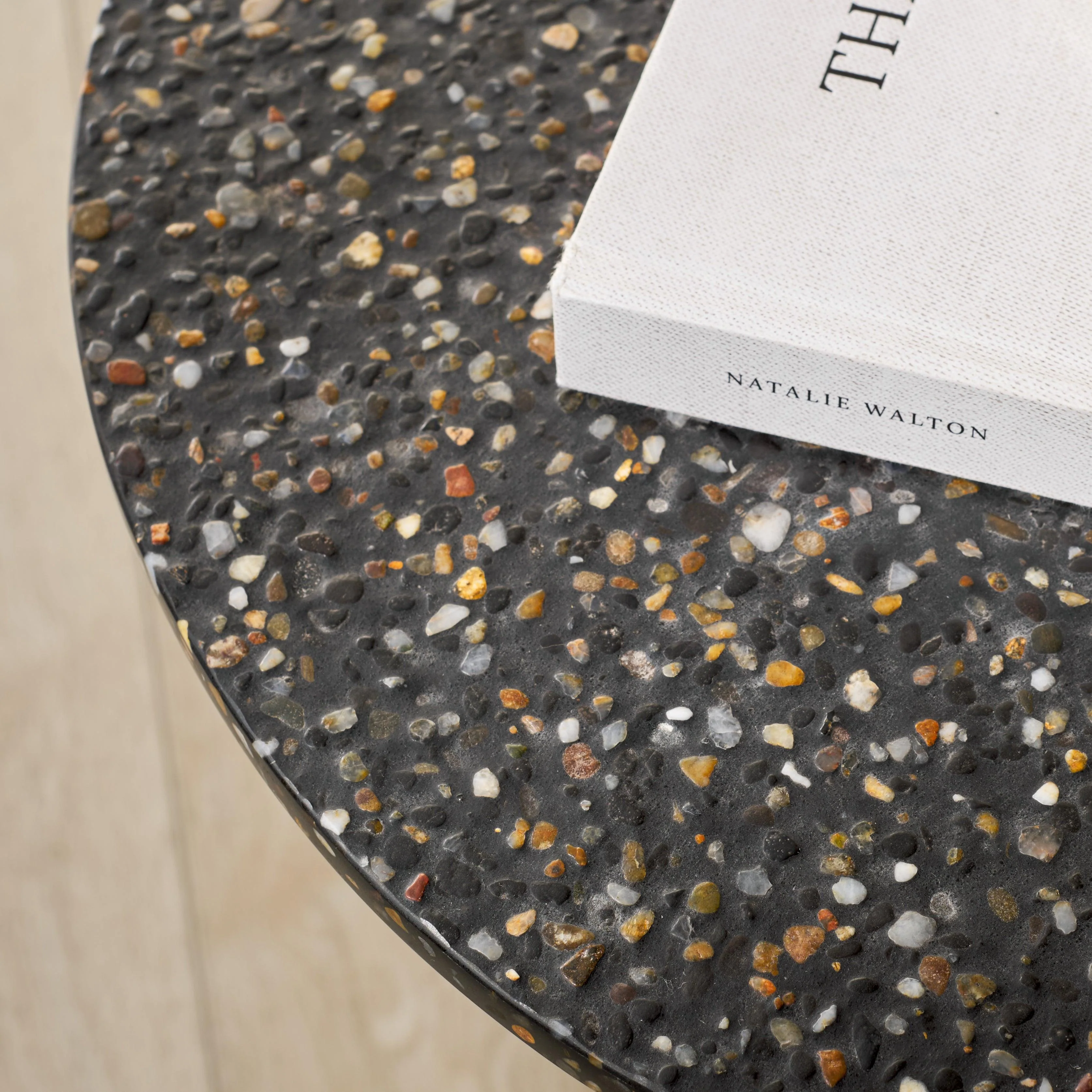 Kathalina Round Terrazzo Top Accent Table - Image 2