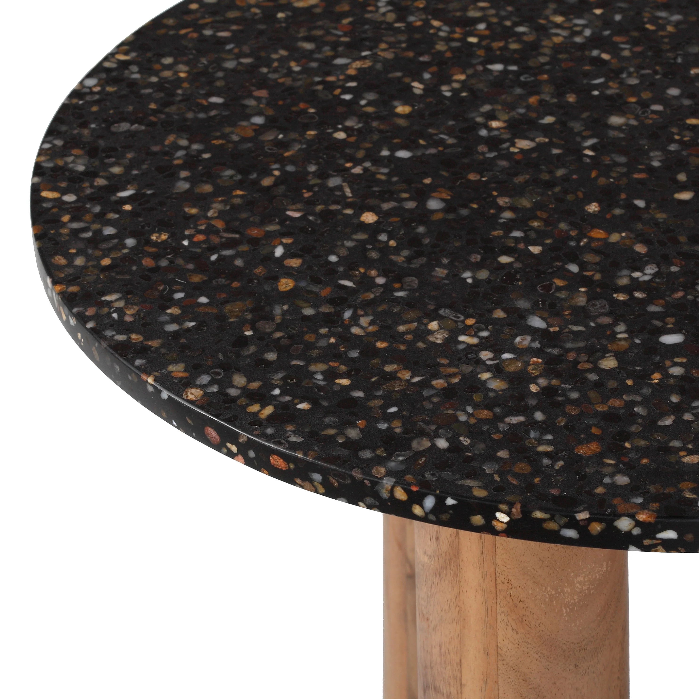 Kathalina Round Terrazzo Top Accent Table - Image 14