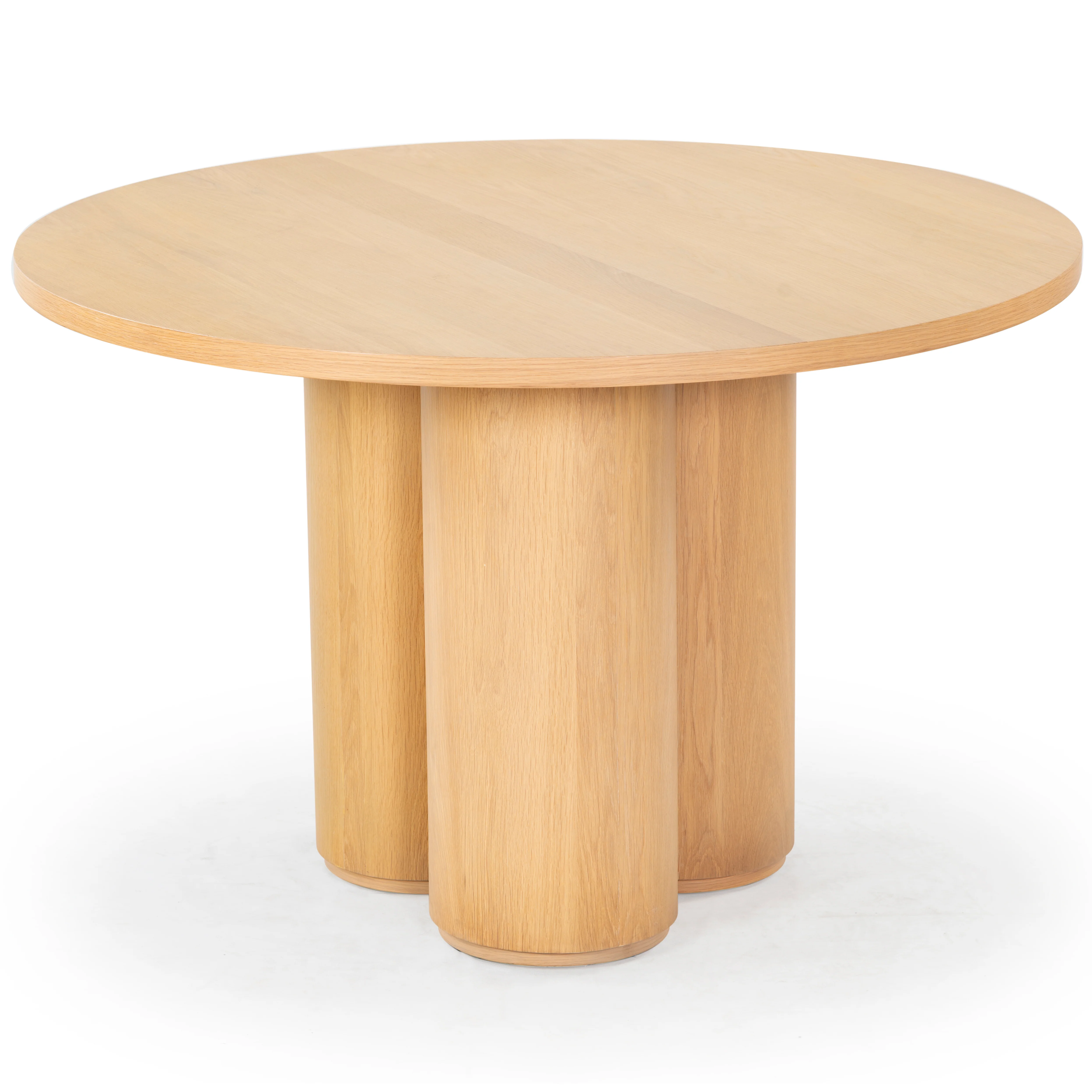 Kathalina Round Wood Dining Table - Image 4