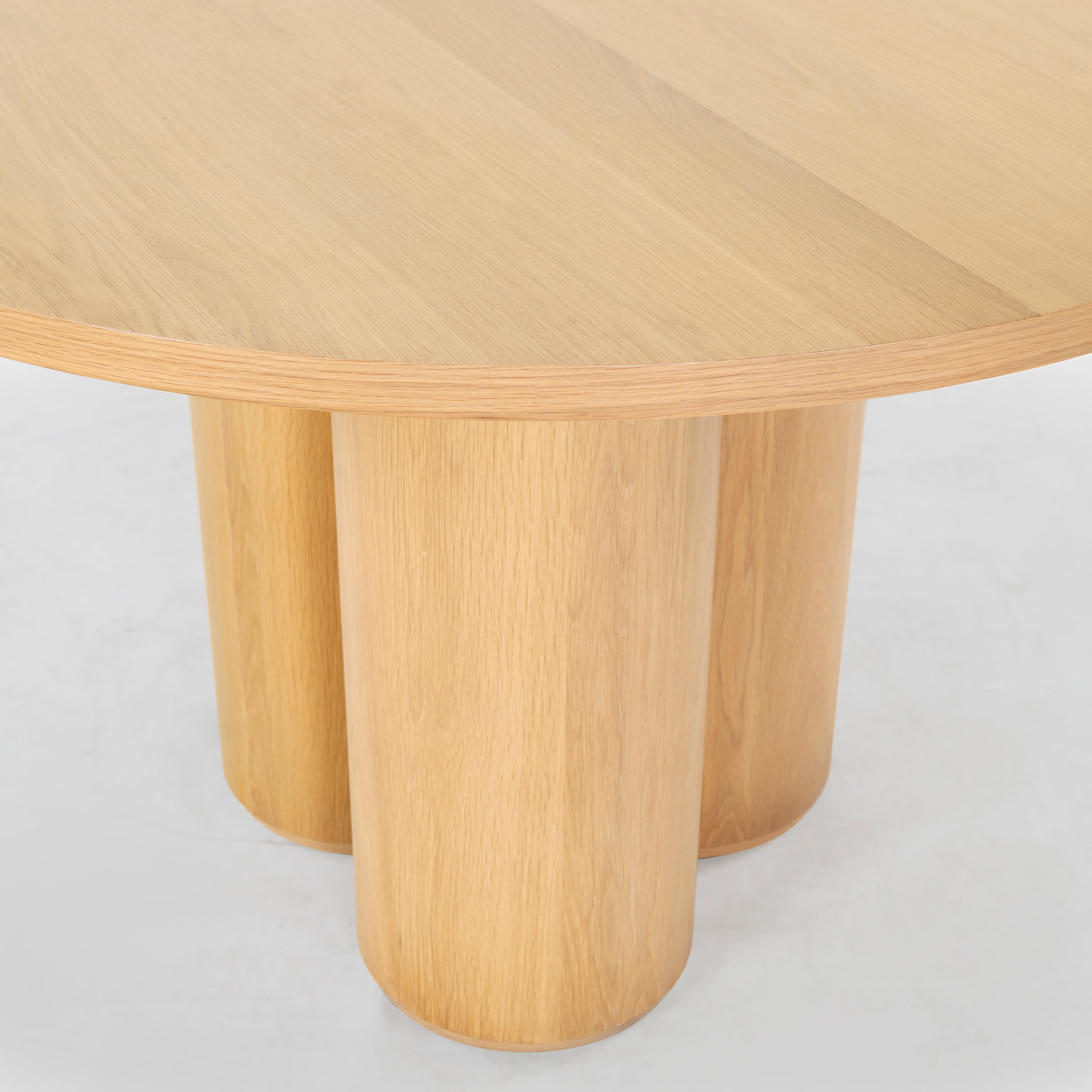 Kathalina Round Wood Dining Table - Image 6
