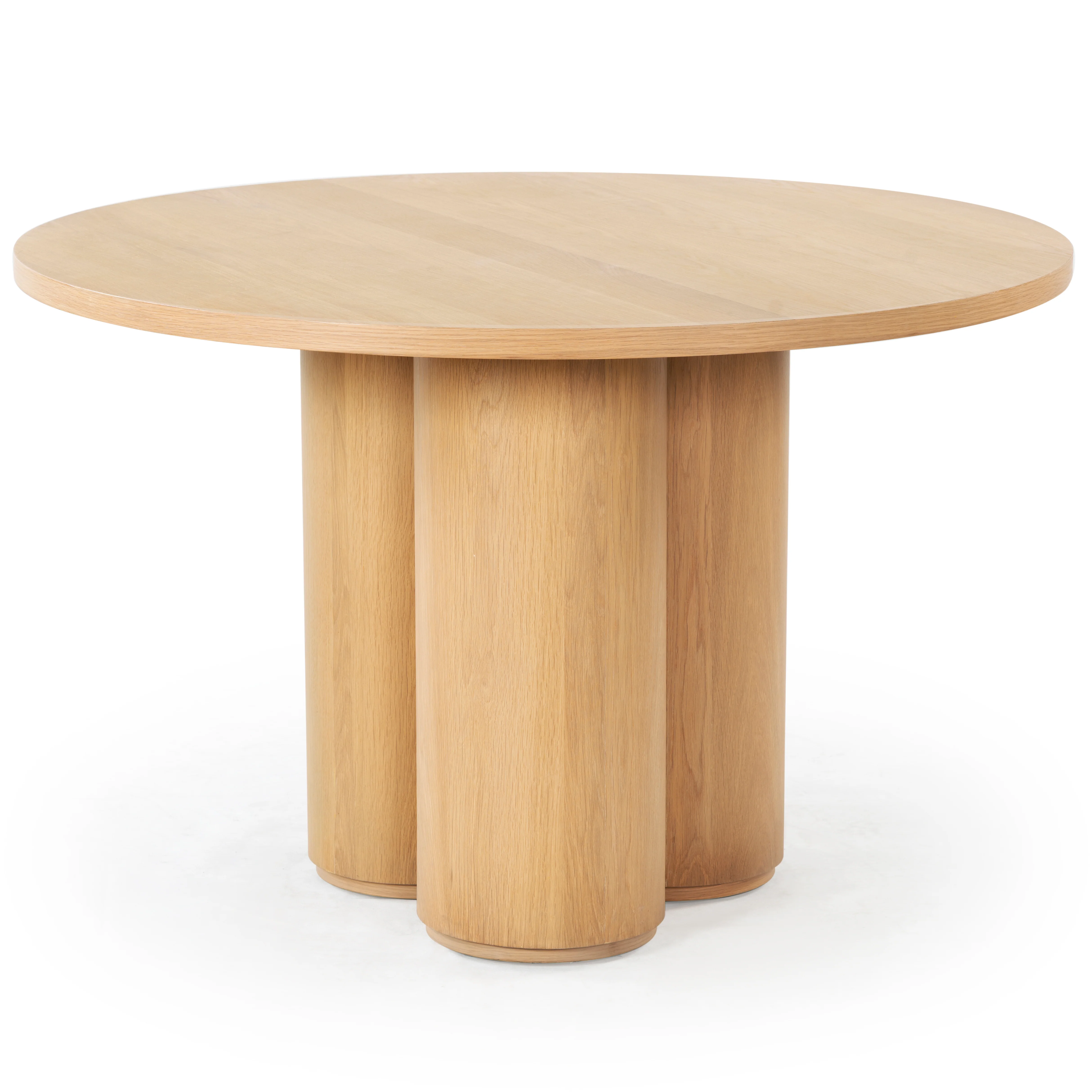 Kathalina Round Wood Dining Table - Image 9