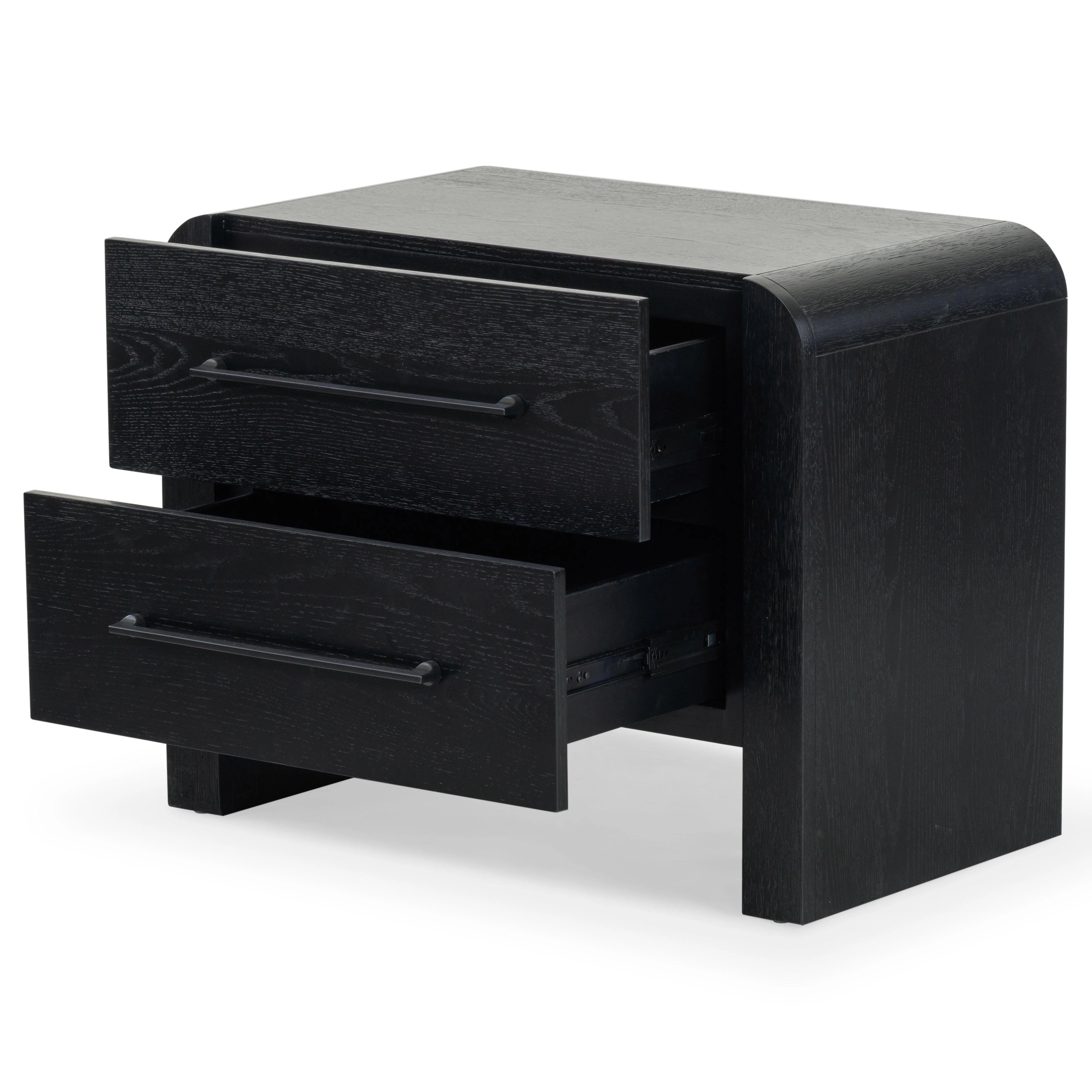 Katrina Wood 2 Drawer Nightstand - Image 11