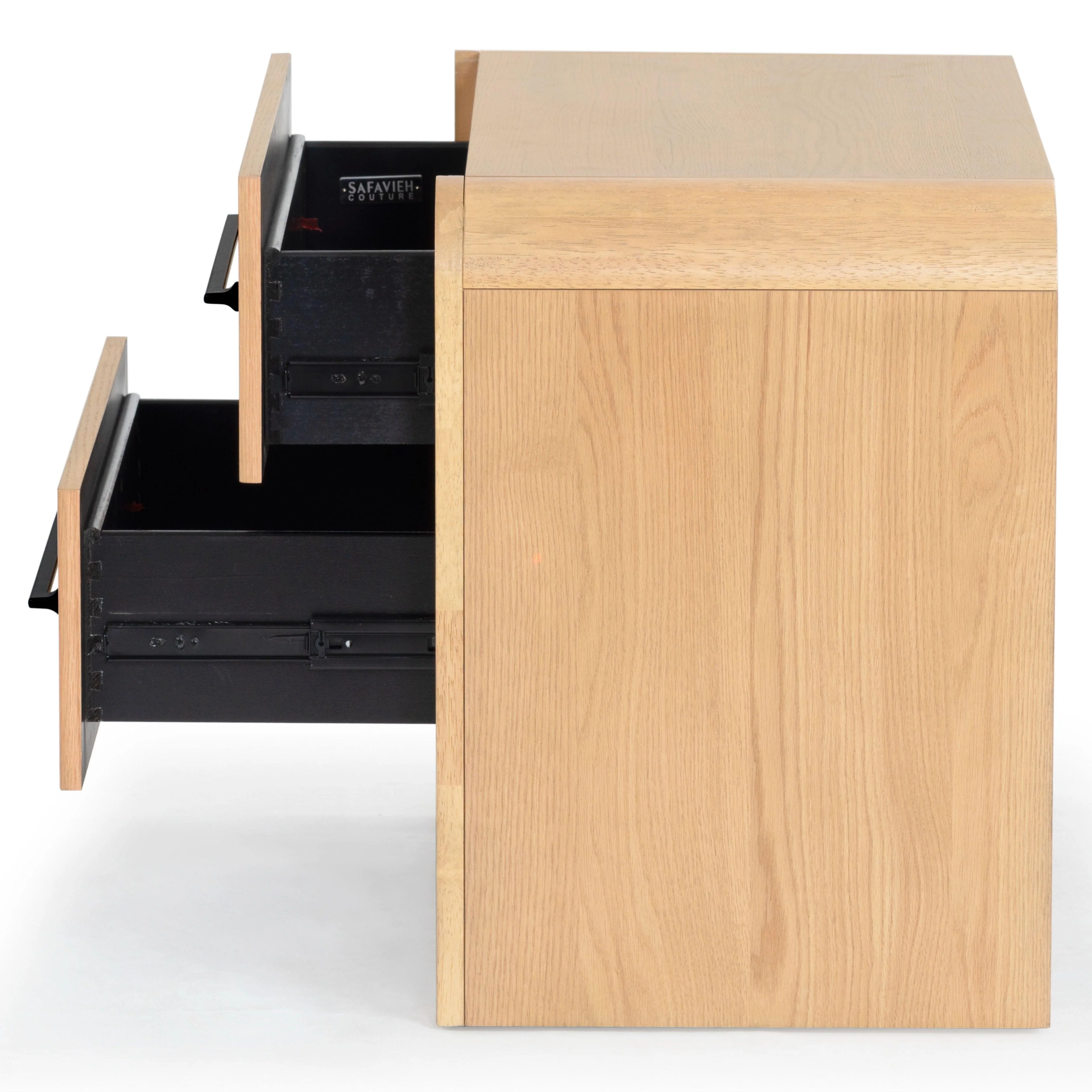 Katrina Wood 2 Drawer Nightstand - Image 8