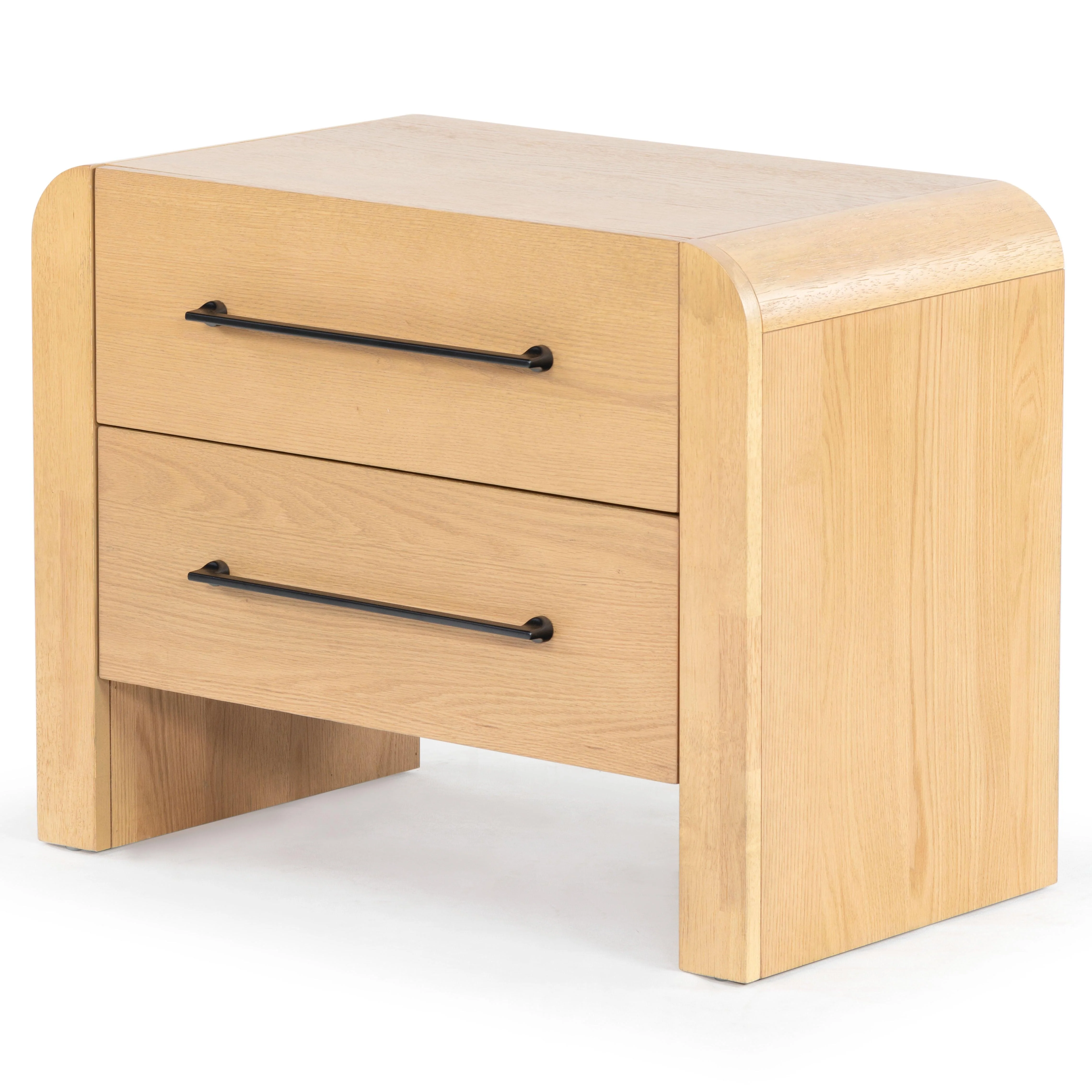 Katrina Wood 2 Drawer Nightstand - Image 9