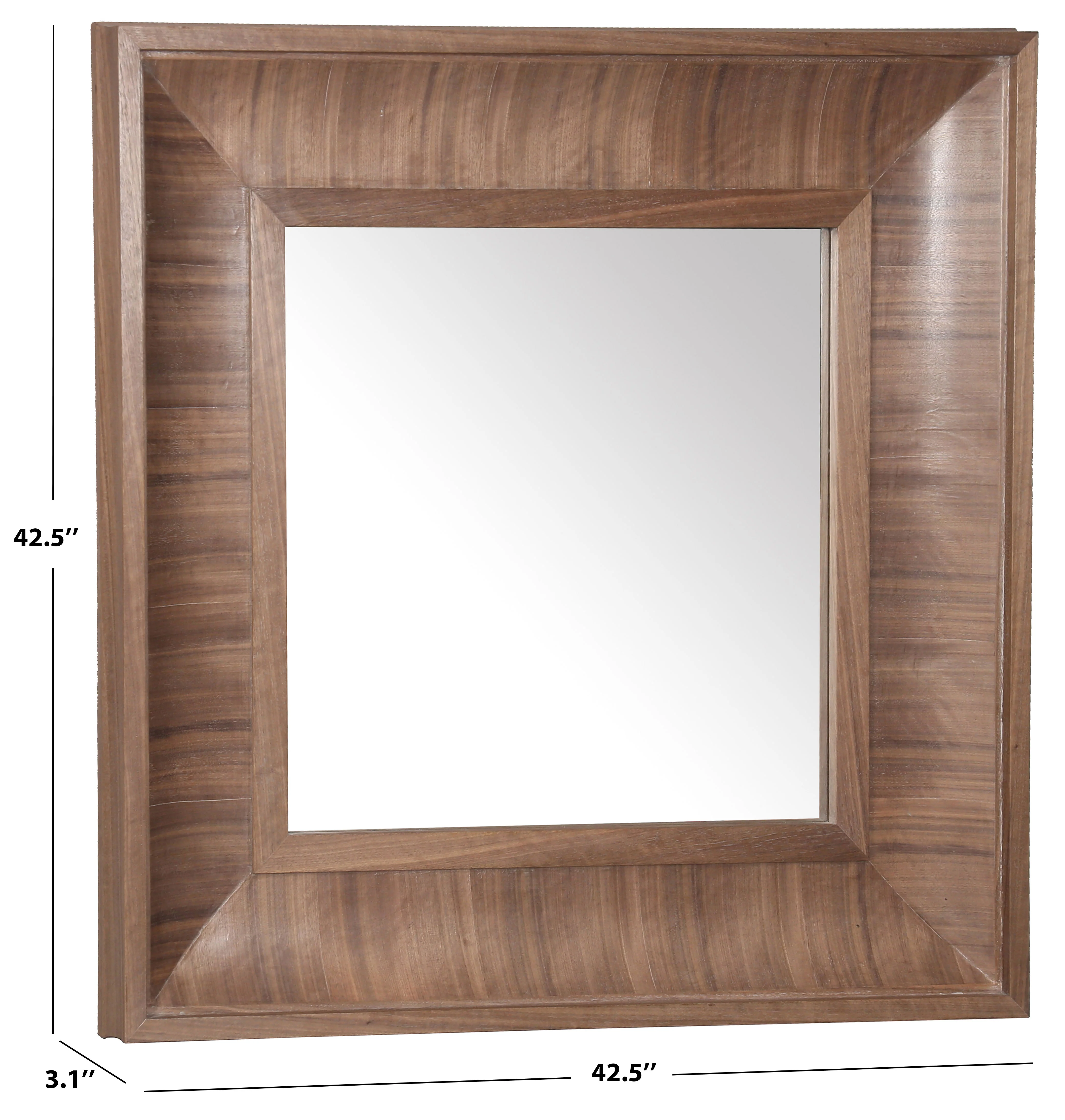 Kaya Square Wood Mirror - Image 11
