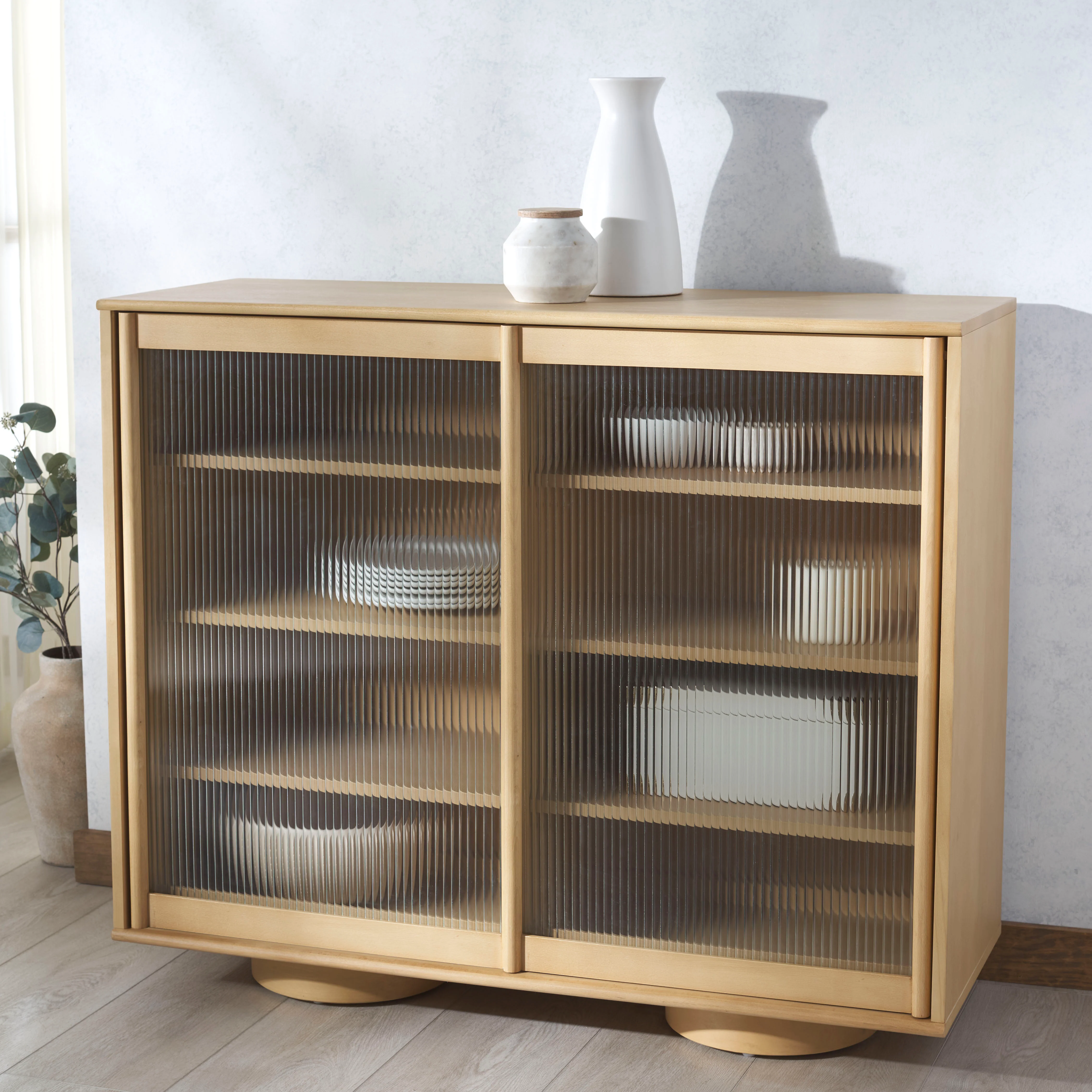 Kaybella Glass Door Chest - Image 2