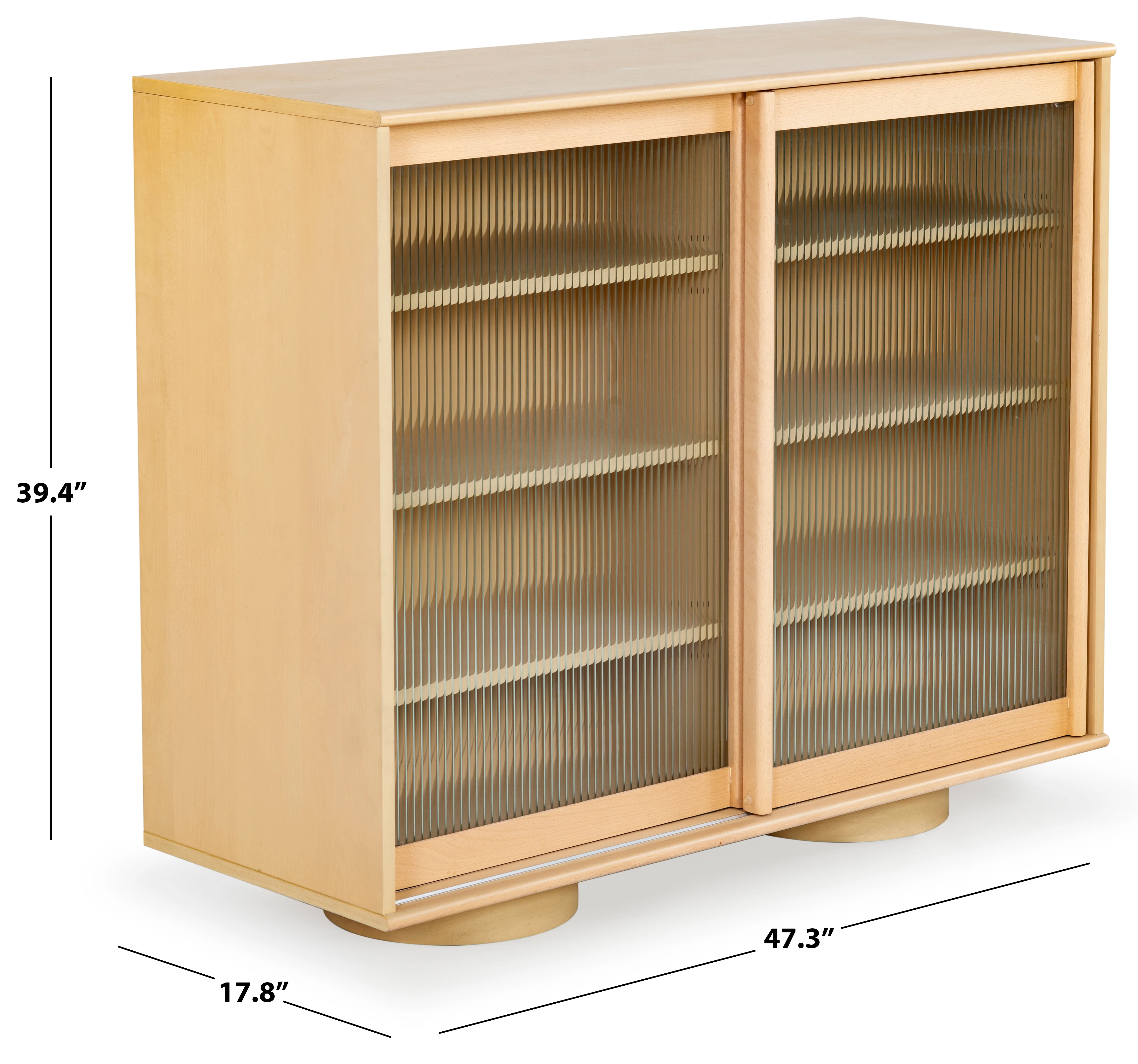 Kaybella Glass Door Chest - Image 6