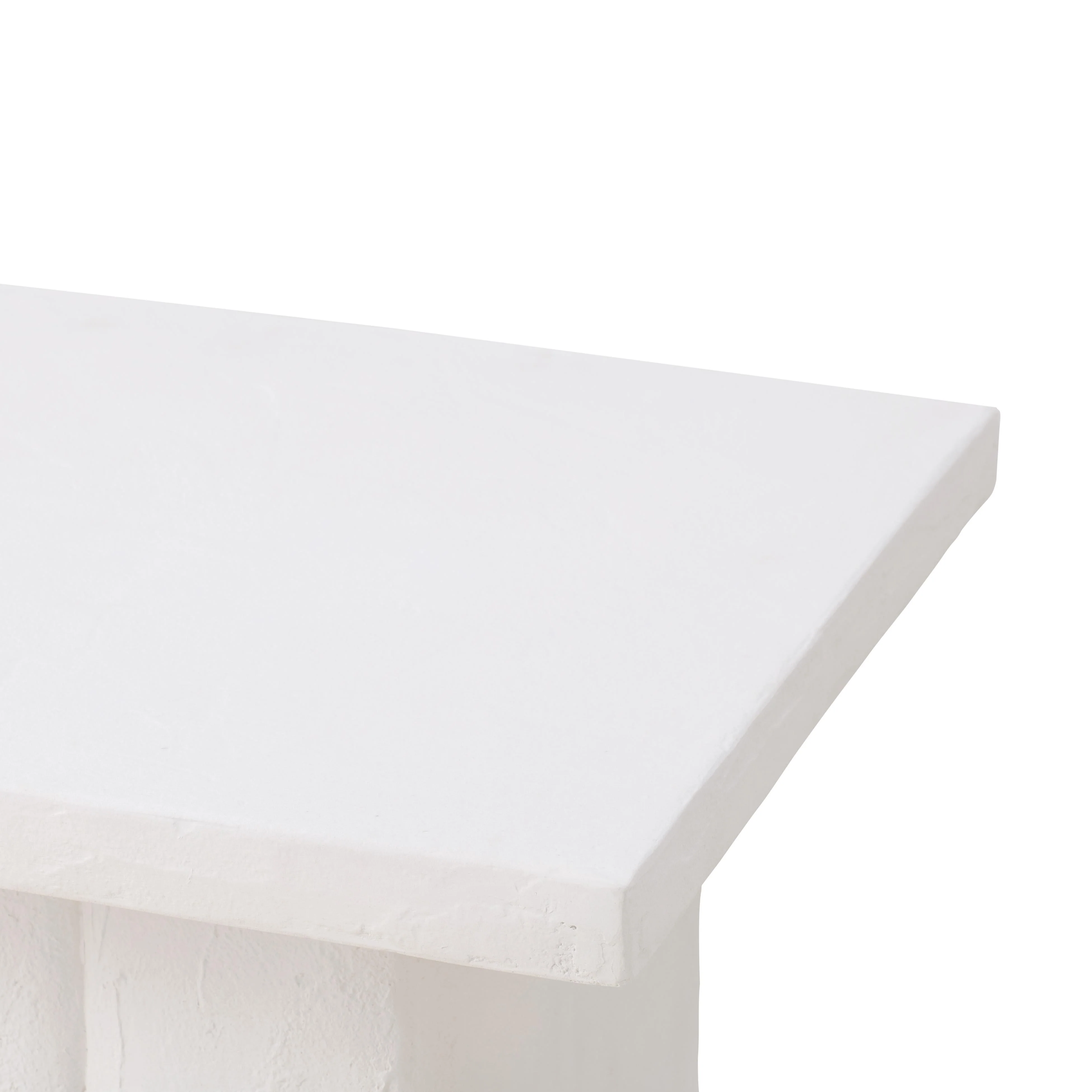 Kayla White Concrete Side Table - Image 5