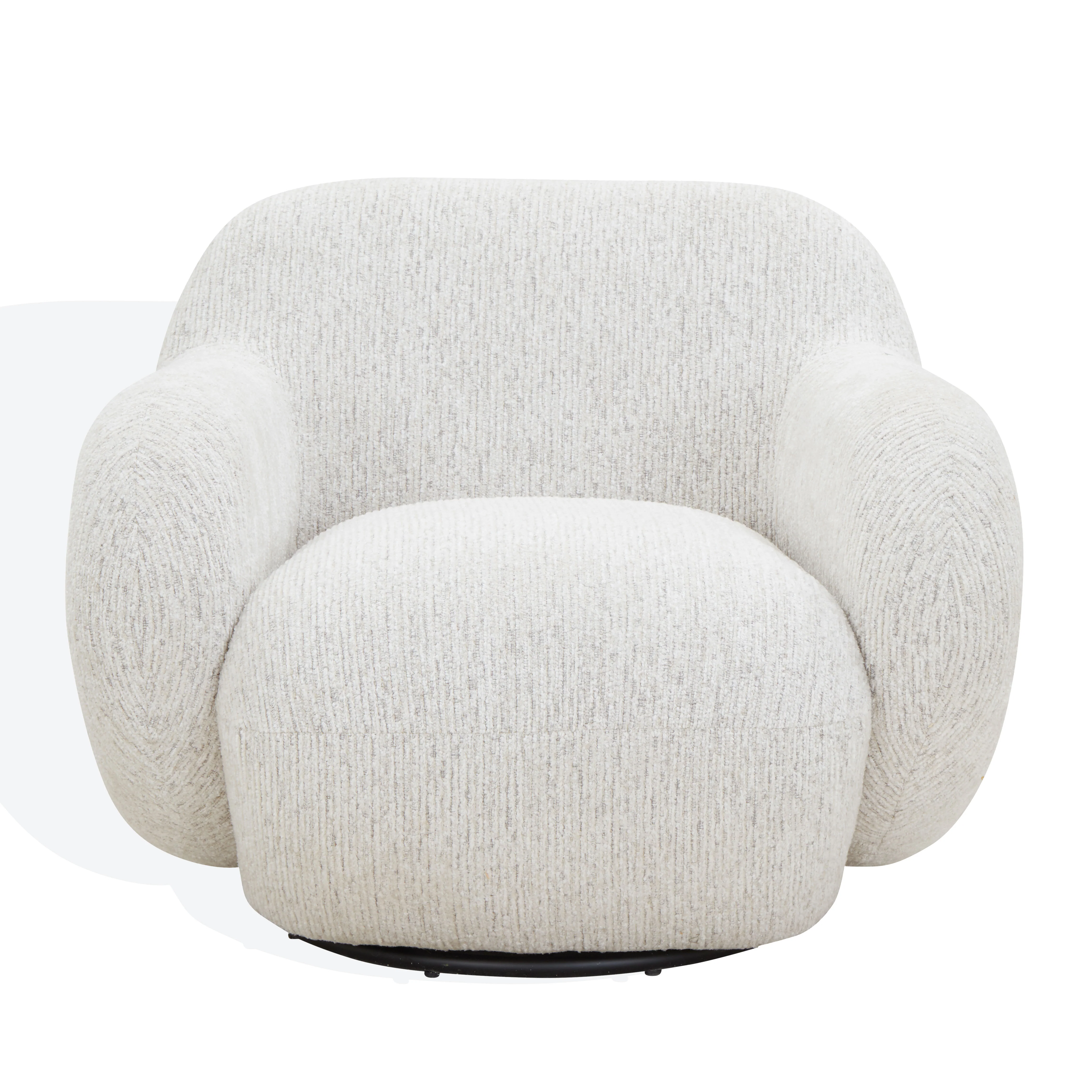 Kaylana Chenille Swivel Accent Chair
