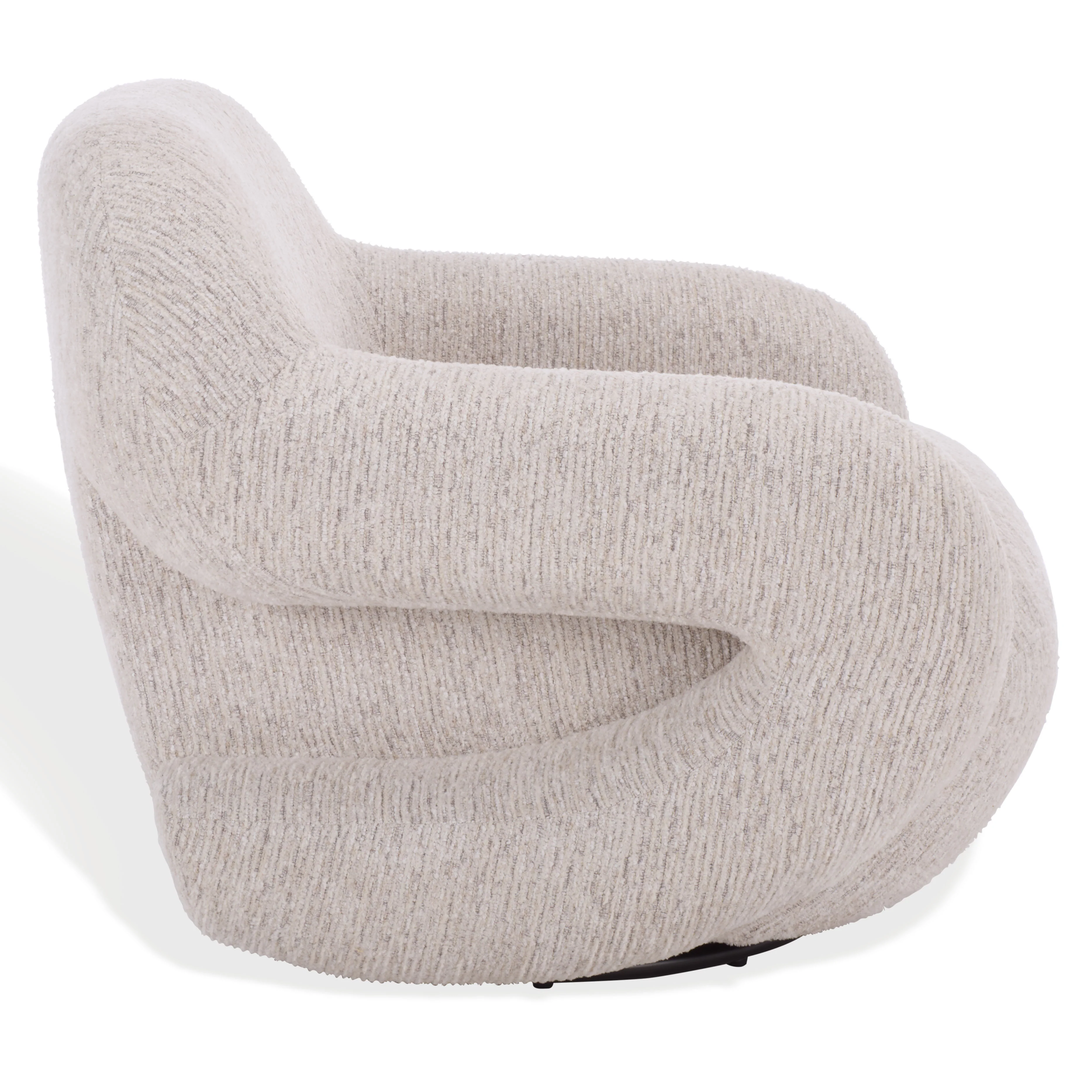 Kaylana Chenille Swivel Accent Chair - Image 6