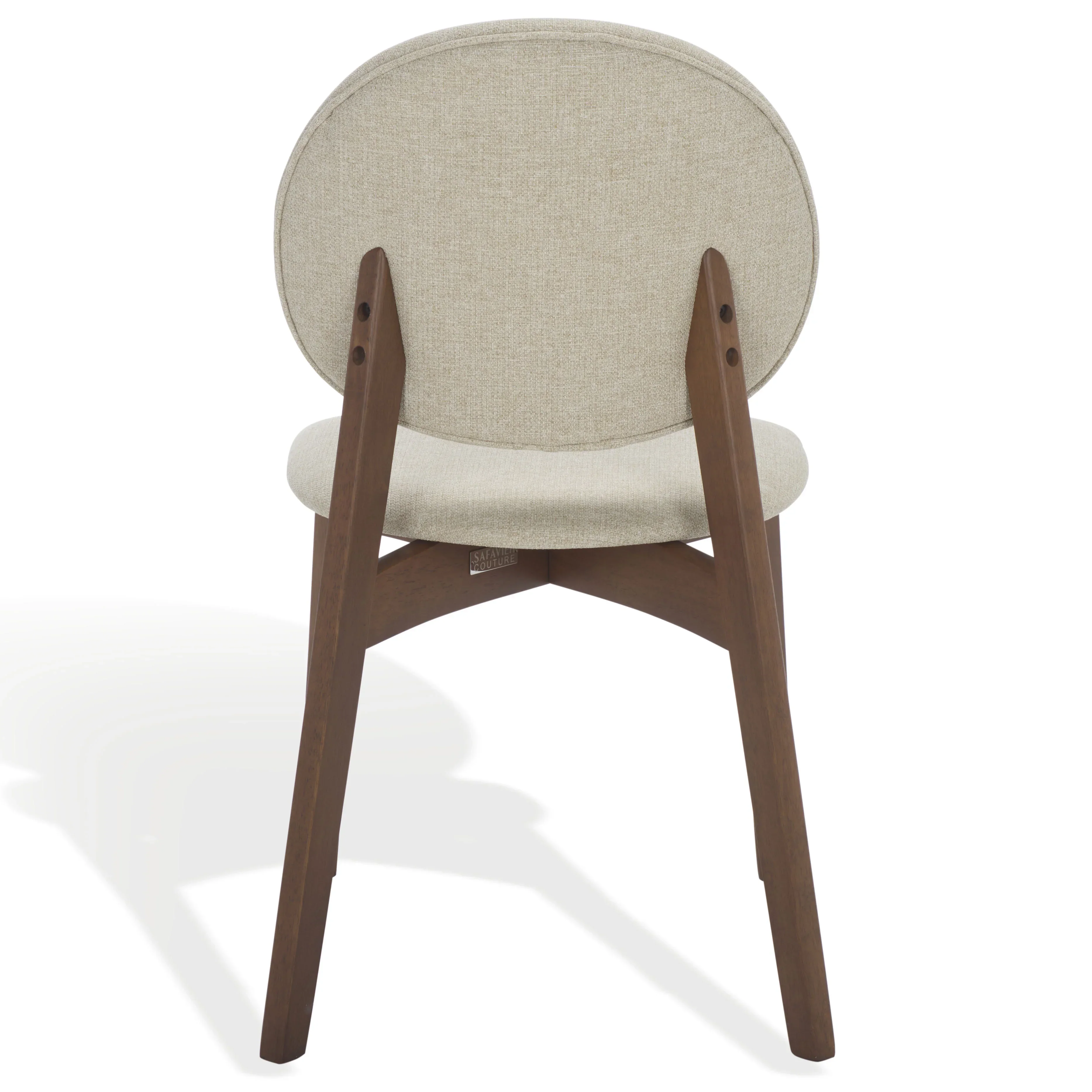 Kayleen Wood And Linen Dining Chair - Set of 2 - Image 4
