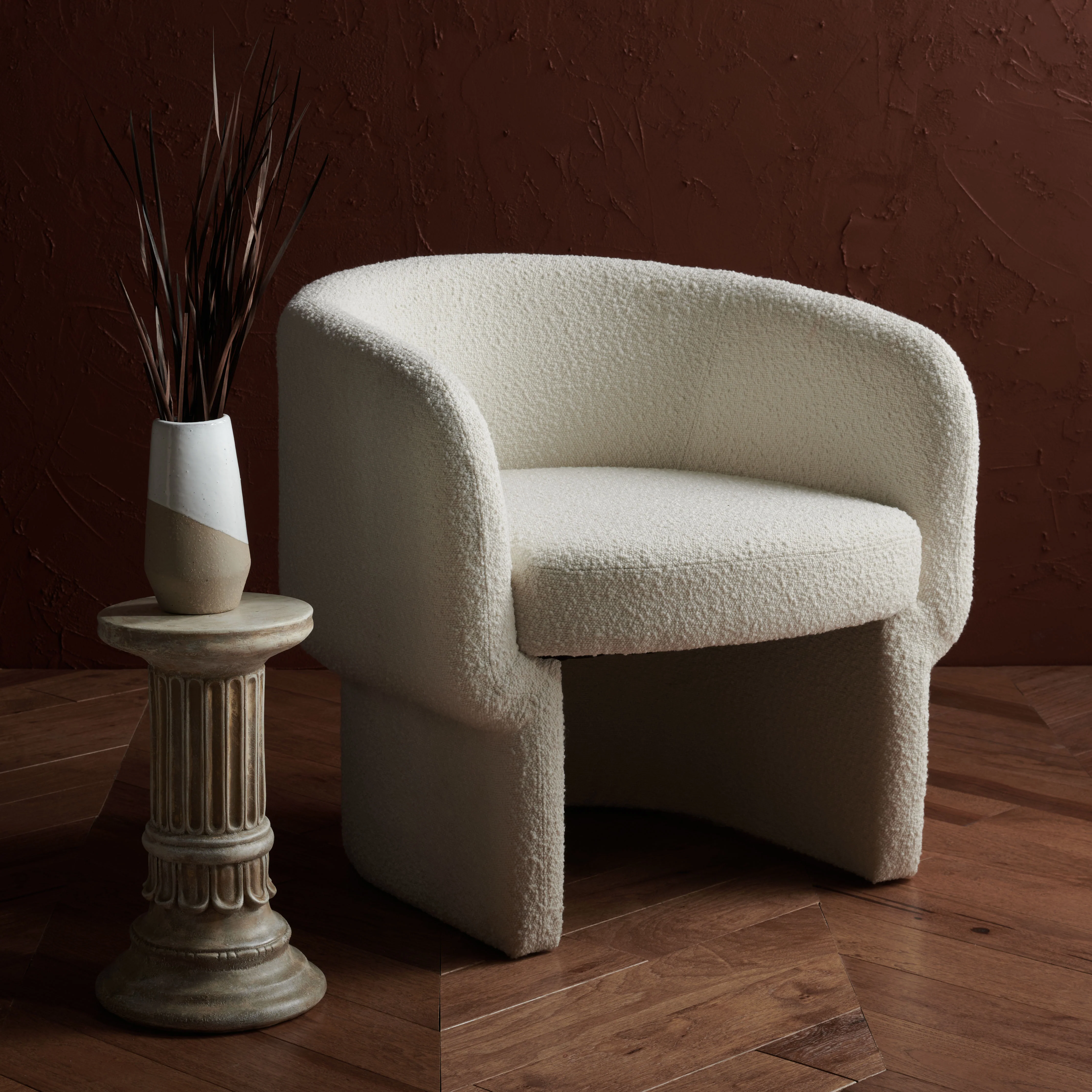 Kellyanne Boucle Modern Accent Chair - Image 12