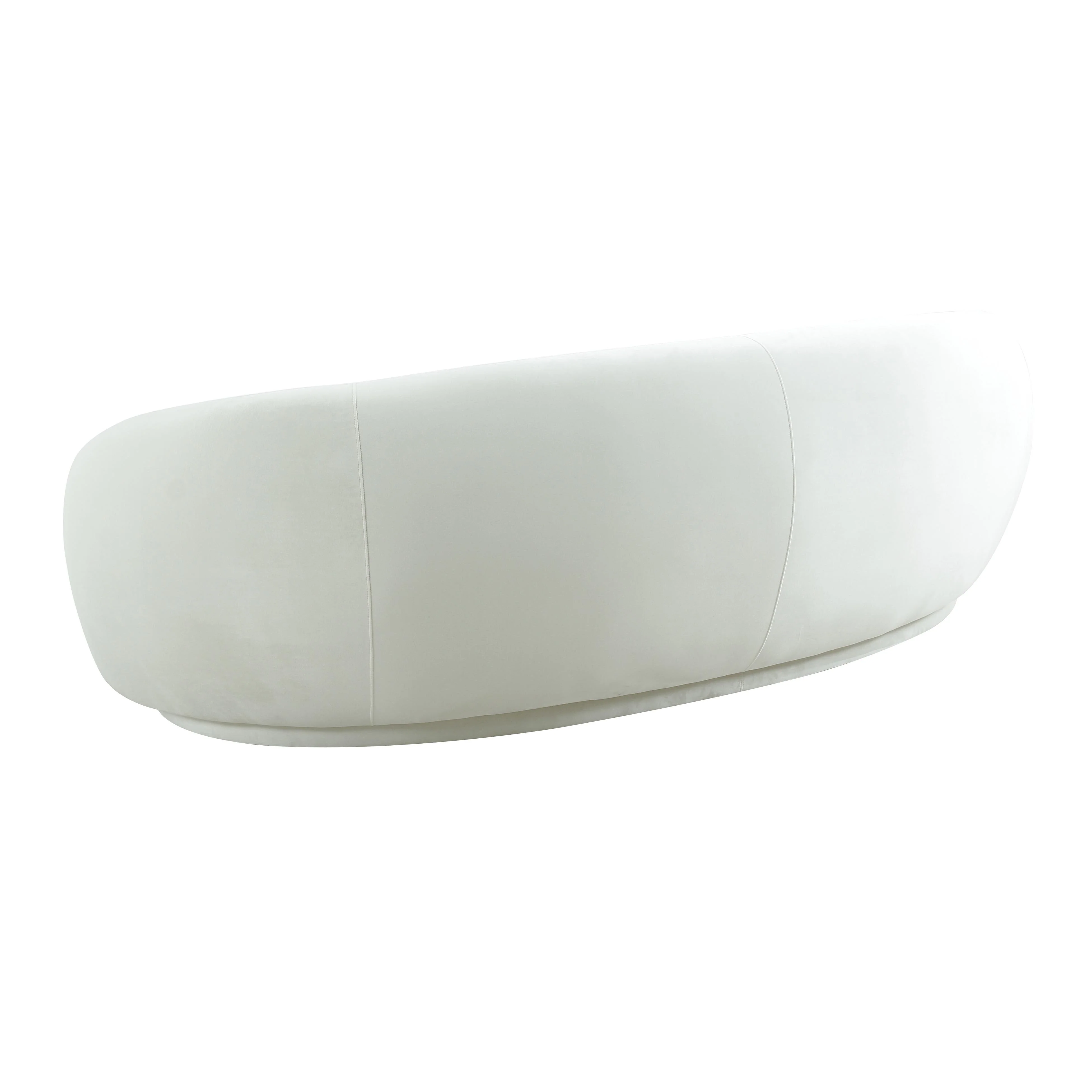 Kendall Cream Velvet Sofa - Image 4