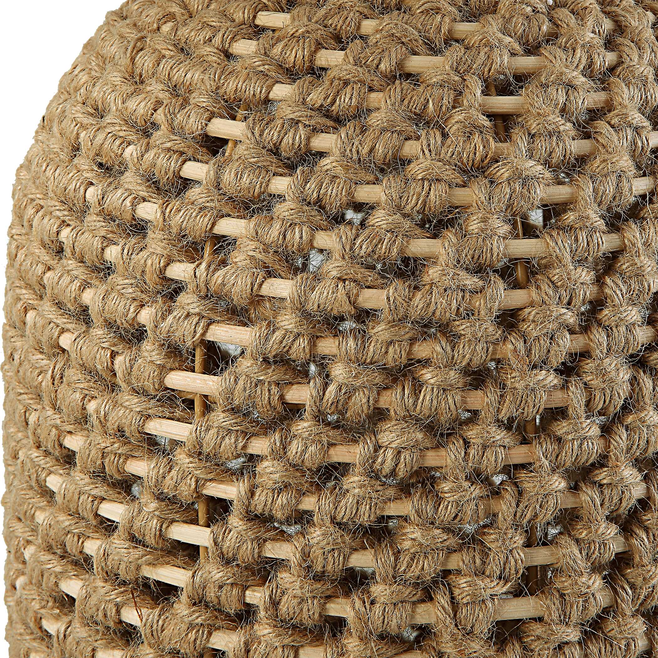 Kendari Rope & Rattan Table Lamp - Image 7