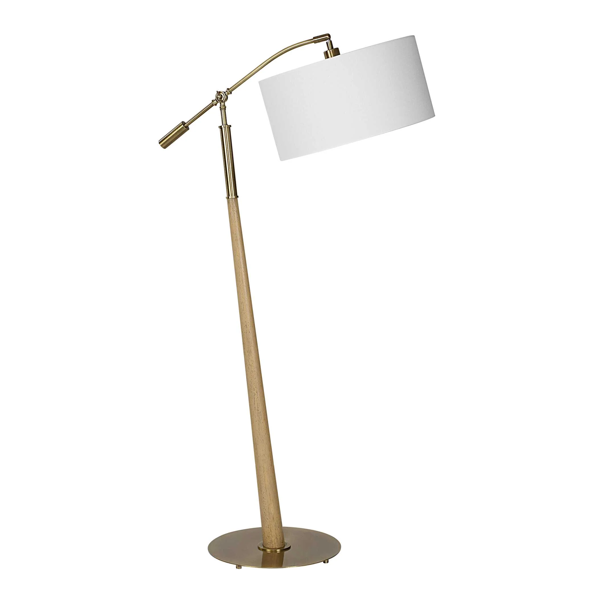 Kennett Wooden Floor Lamp - Image 4
