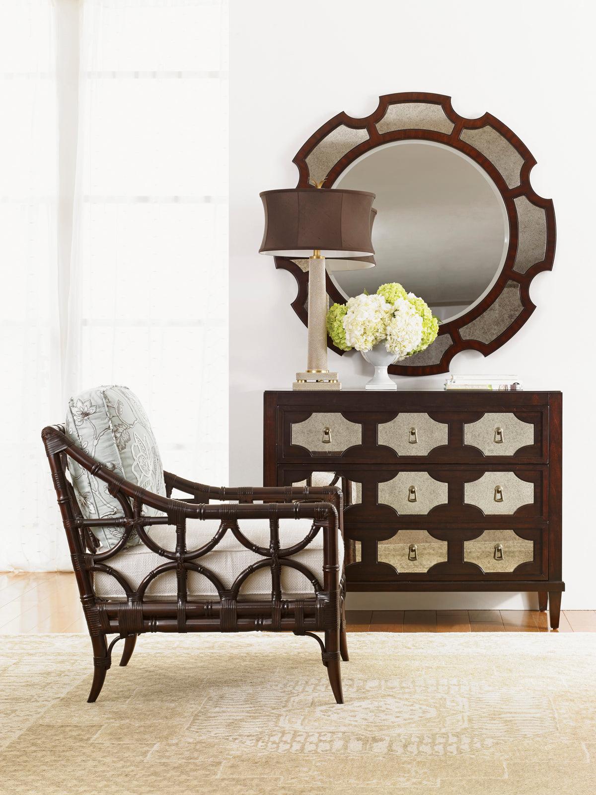 Kensington Place Del Mar Round Mirror - Image 3