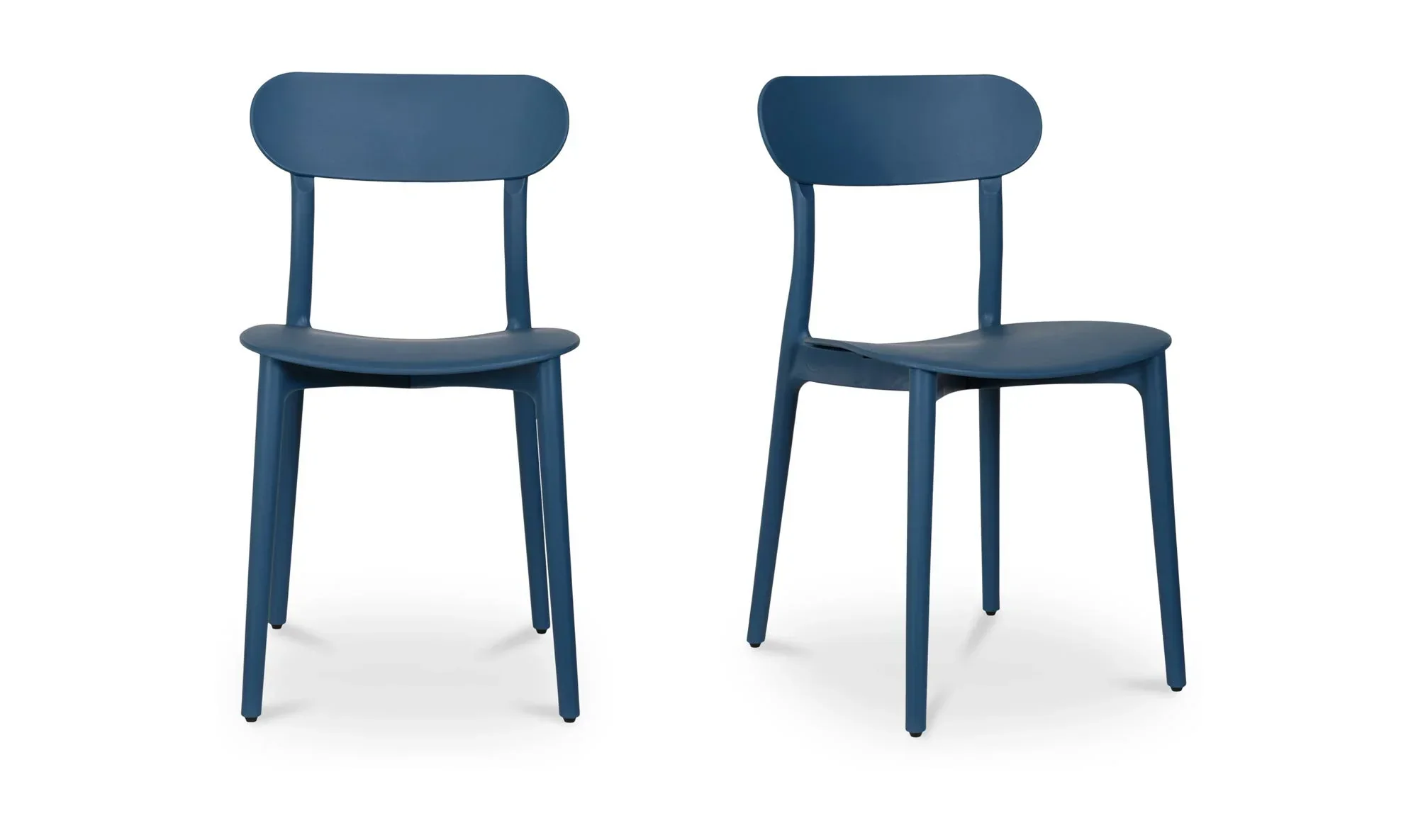 Kent Outdoor Dining Chair Navy - Set of 2