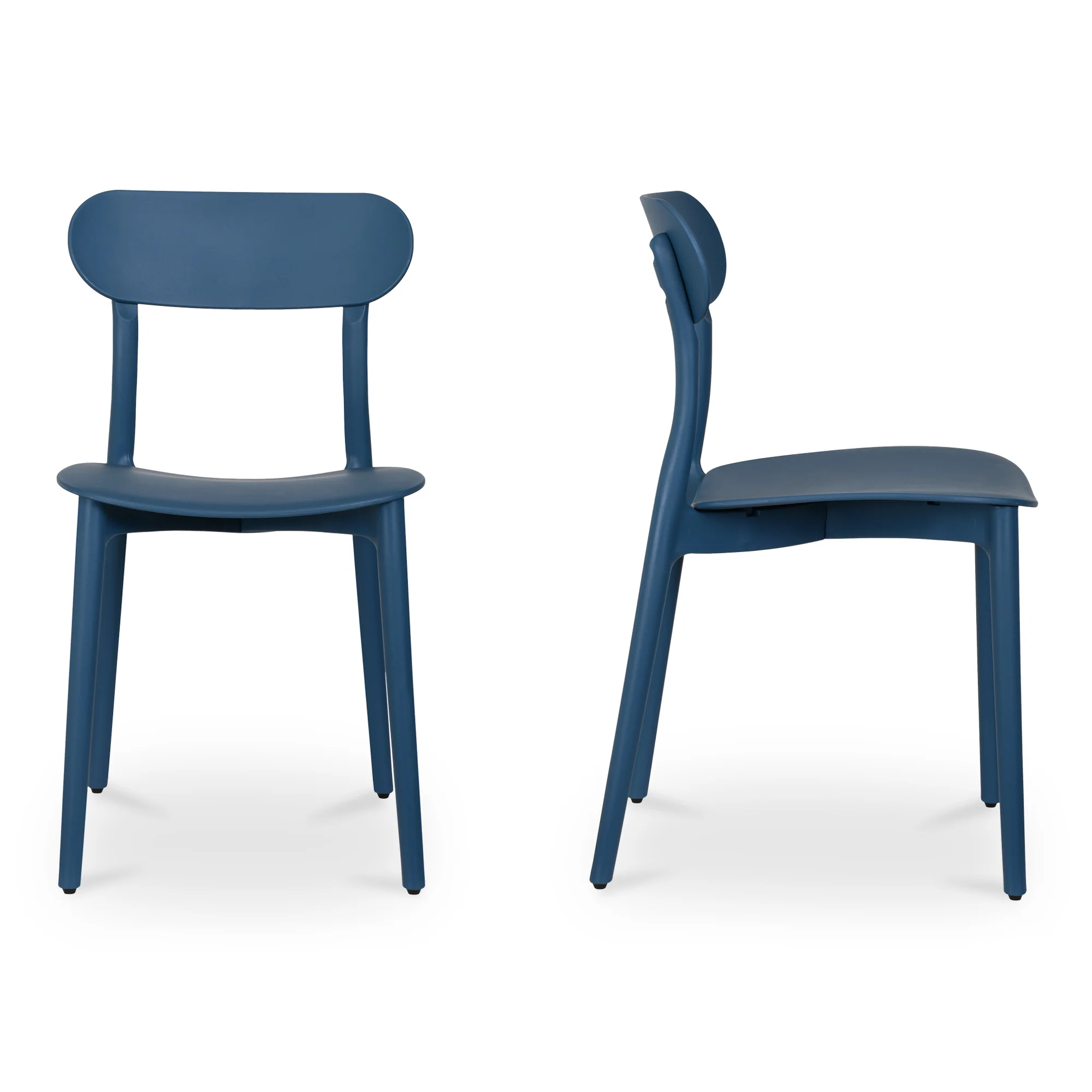 Kent Outdoor Dining Chair Navy - Set of 2 - Image 4