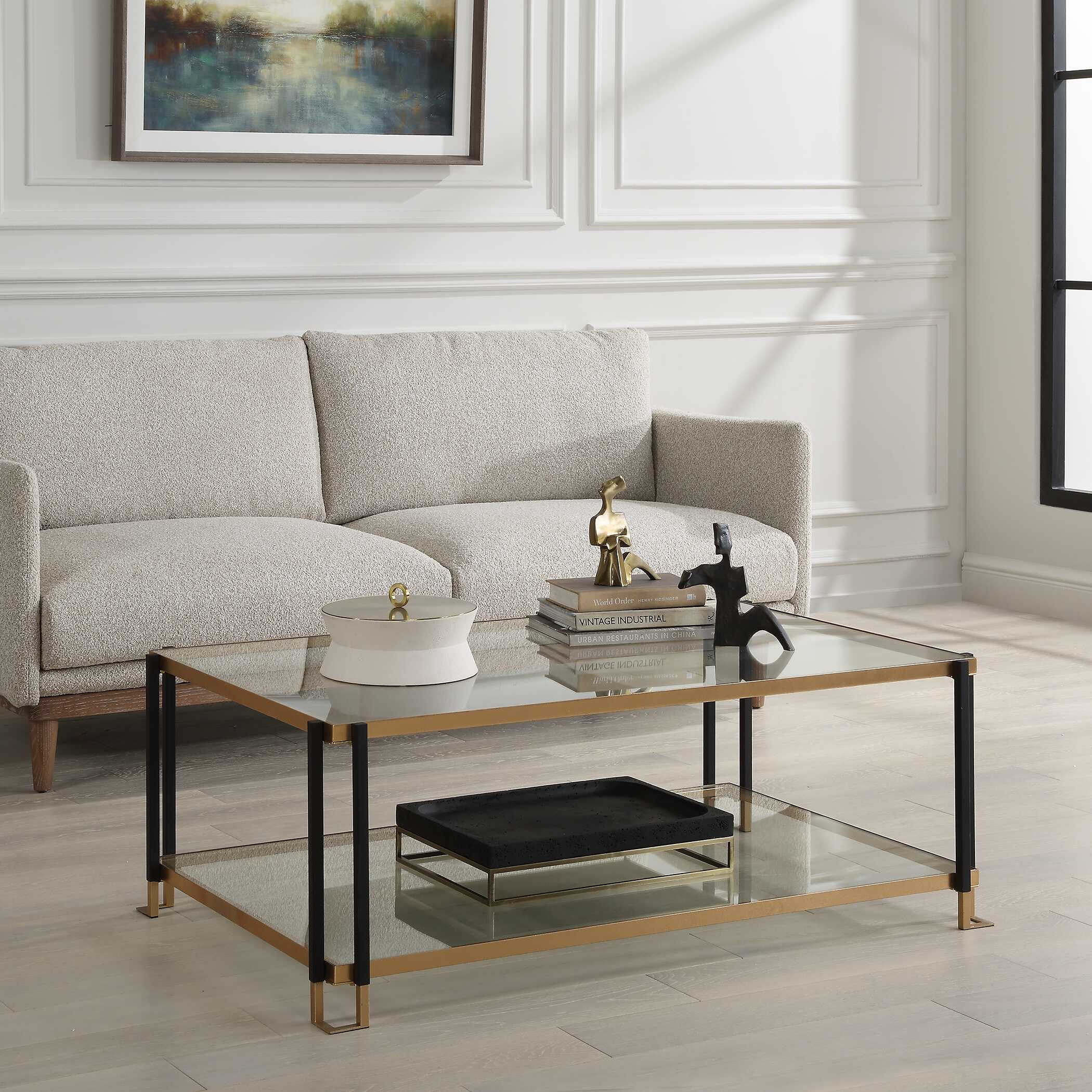 Kentmore Glass Coffee Table - Image 2