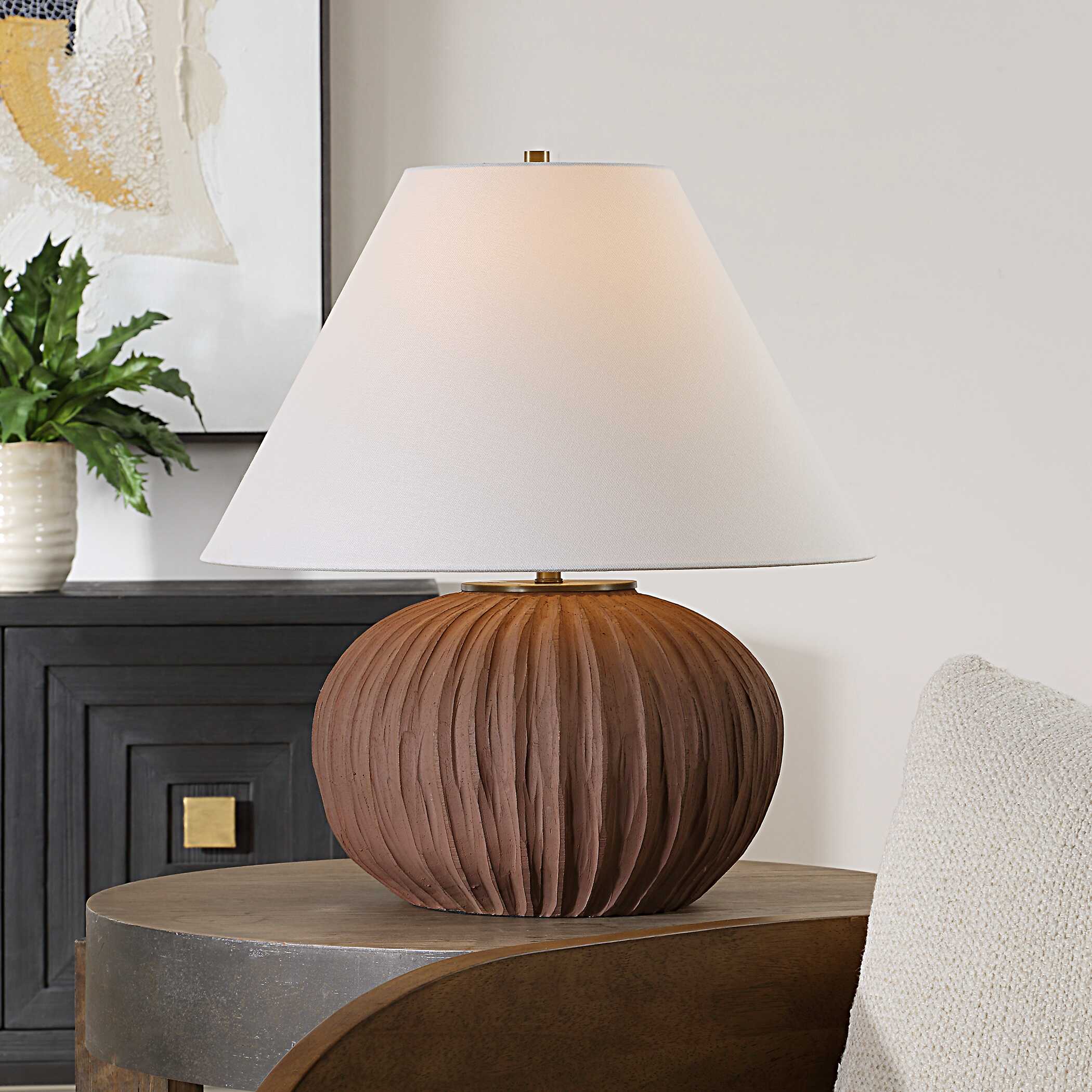 Keoghan Terracotta Table Lamp - Image 2