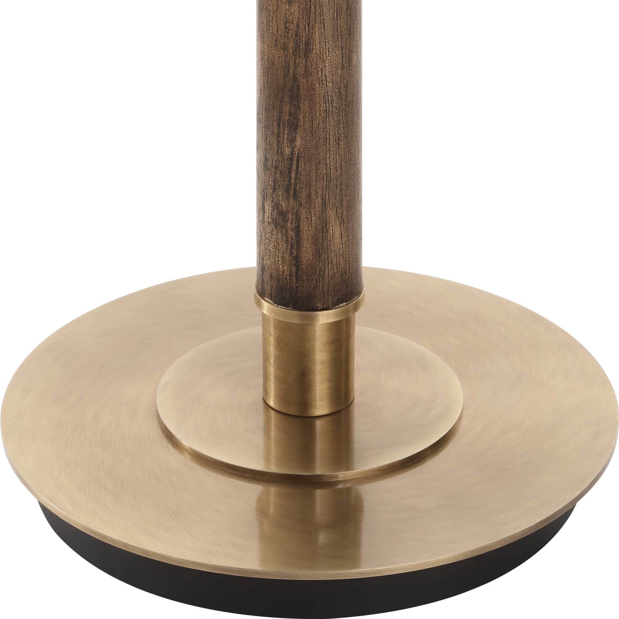 Keros Dark Oak Floor Lamp - Image 6