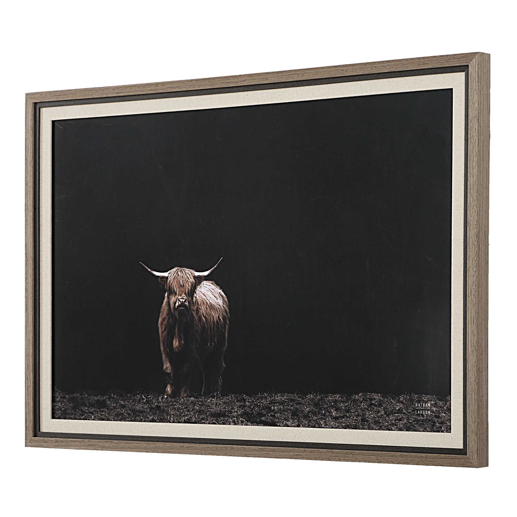 King Of The Hill Framed Bovine Print - Image 4